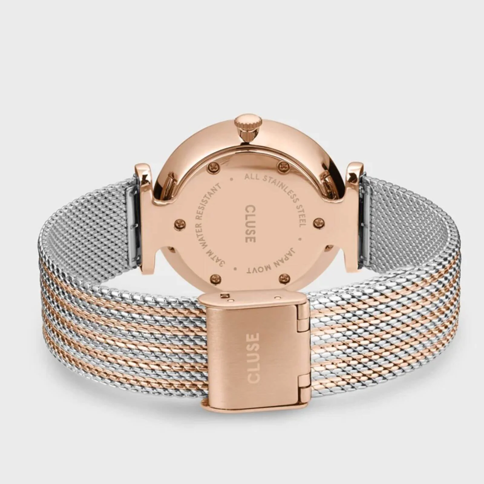 Cluse Triomphe Two Tone Mesh Watch - Image 3