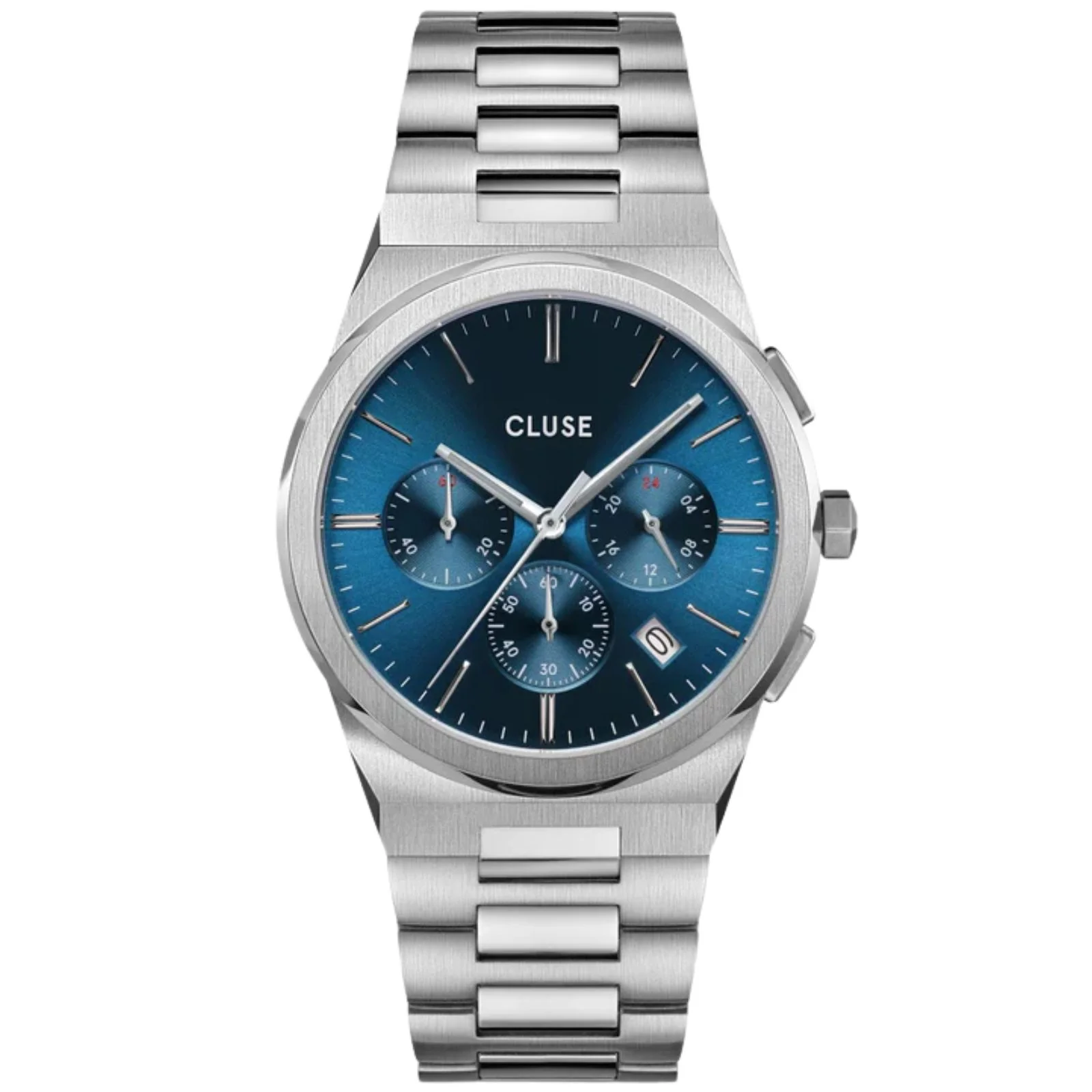 Cluse Vigoureux Chrono Steel Watch - Blue