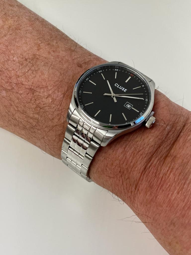 Cluse Antheor Steel Watch - Black - Image 3