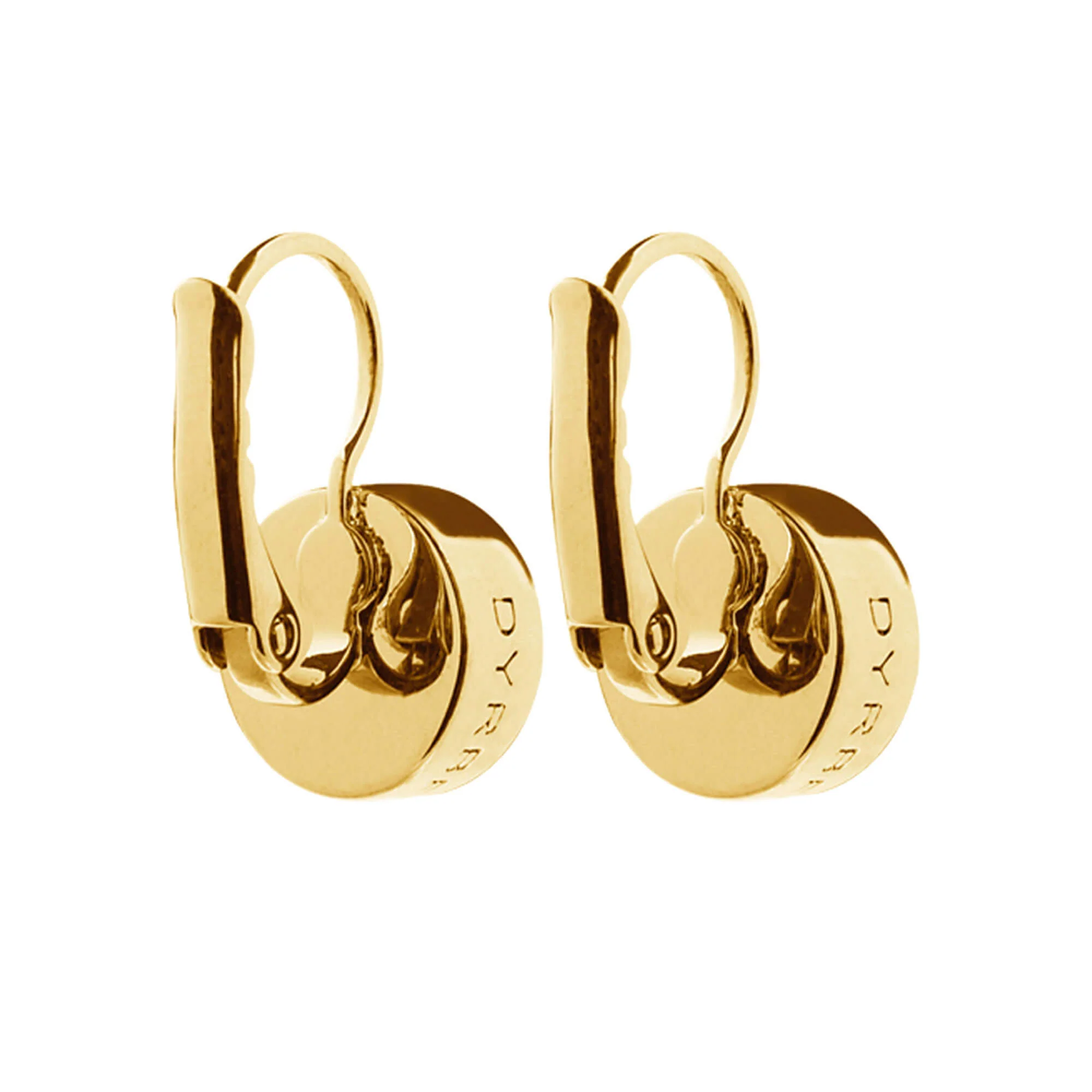 Dyrberg Kern Louise Gold Earrings - Pink - Image 3