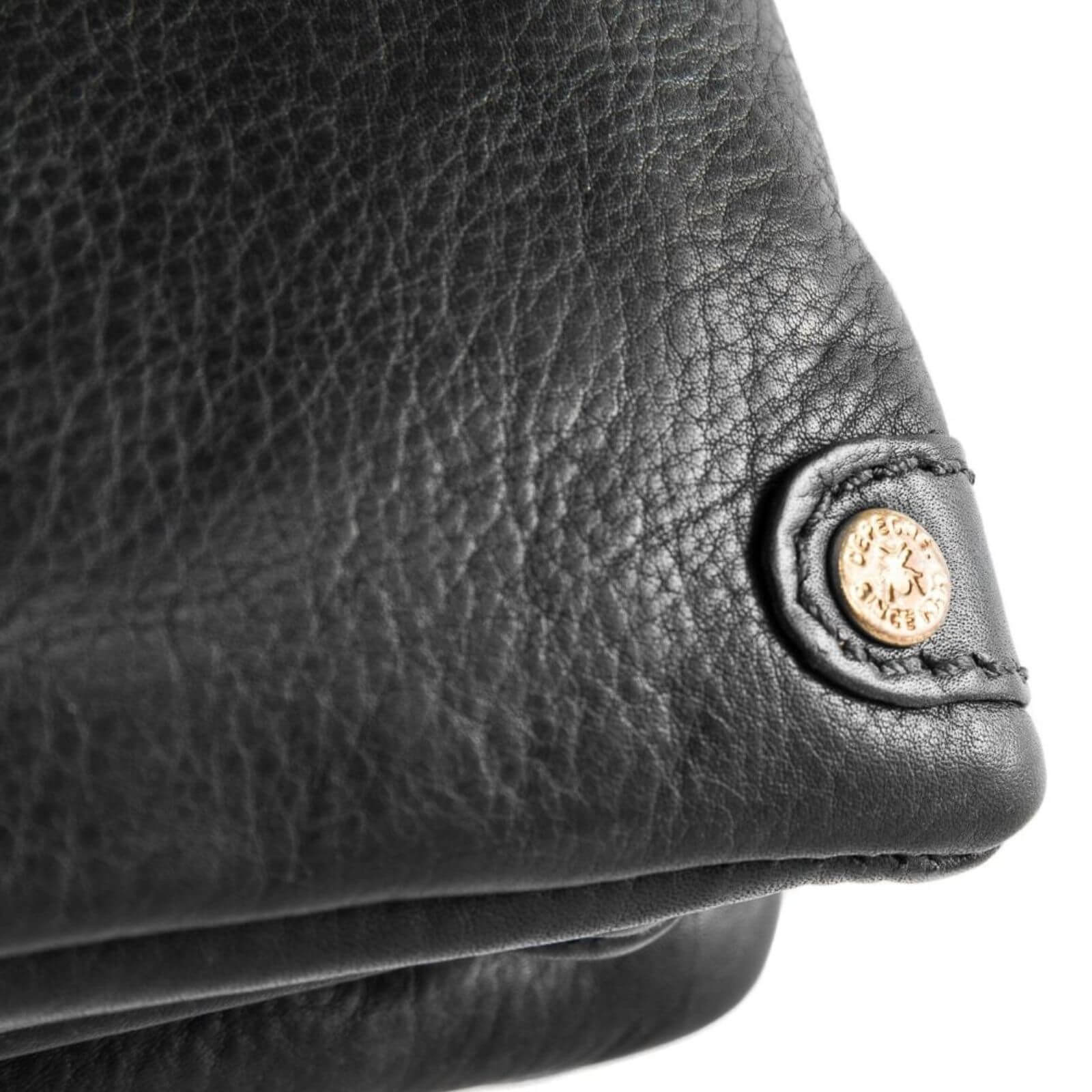 Depeche Black Leather Small Crossbody Bag /Clutch - Image 3