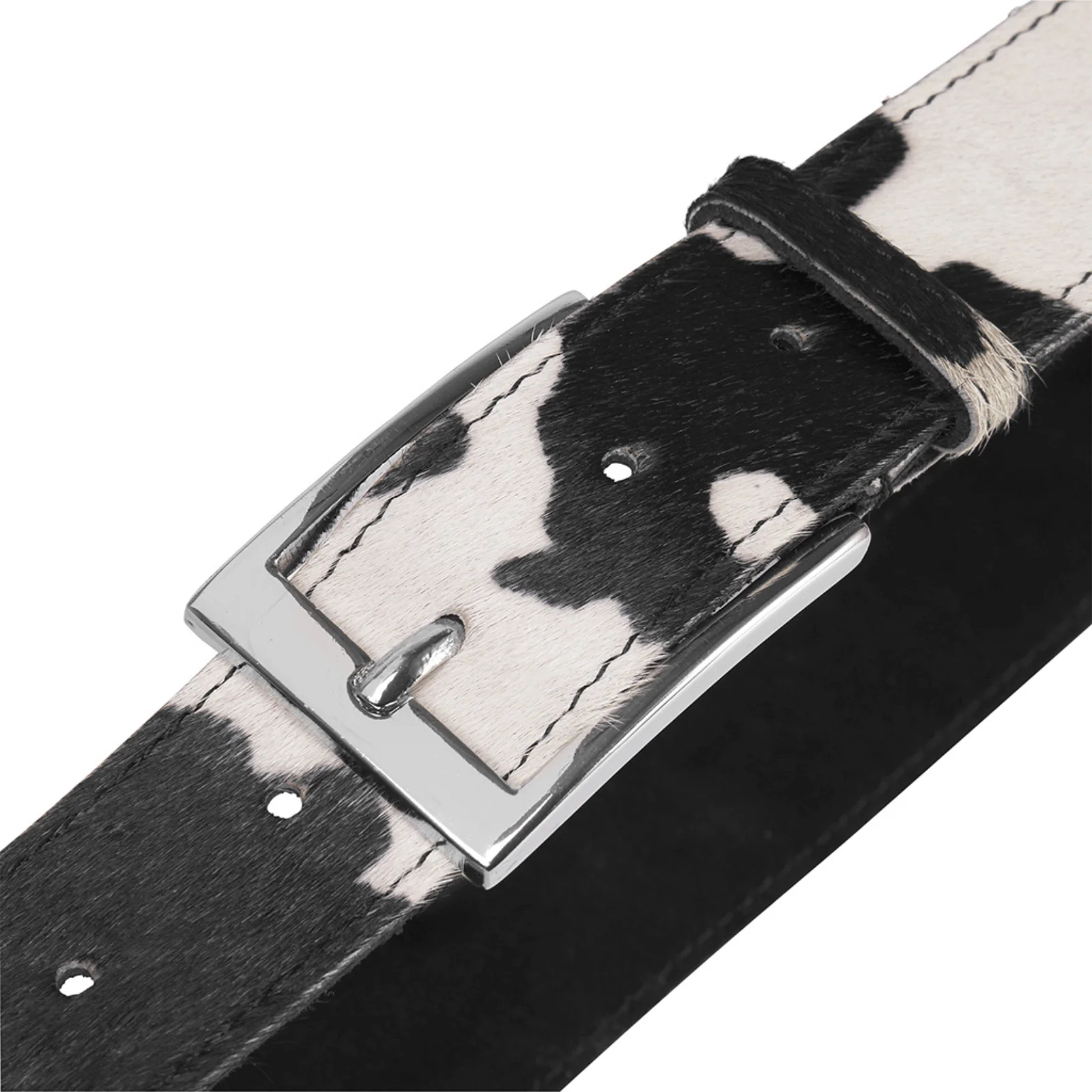 Depeche Black Cow Hide Leather Belt - Image 3