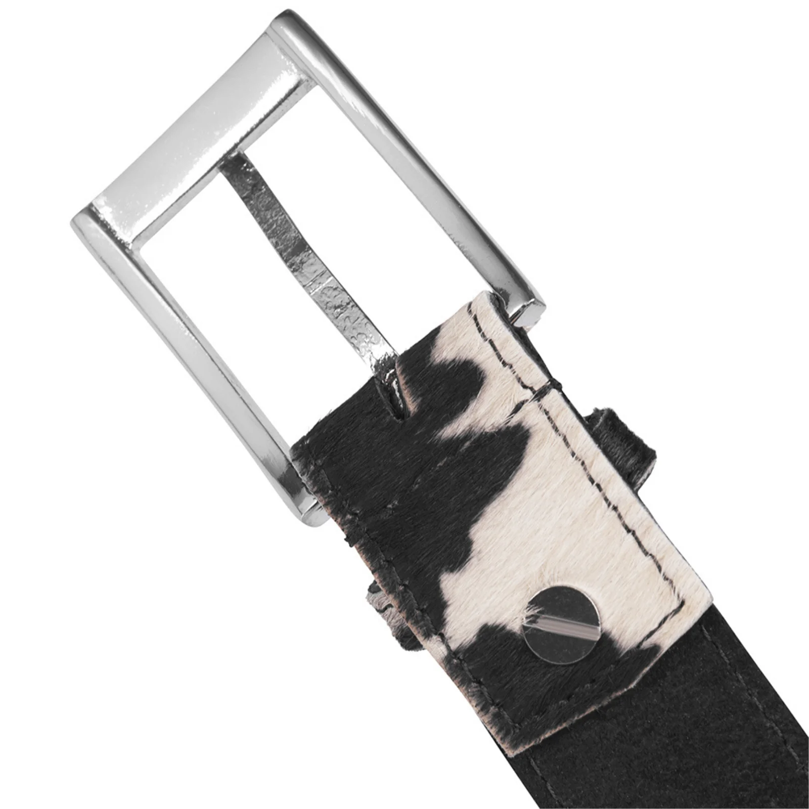 Depeche Black Cow Hide Leather Belt - Image 4