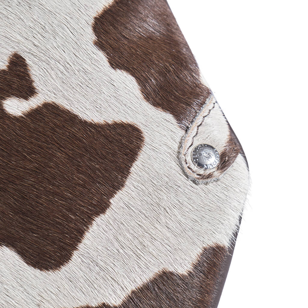 Depeche Brown Cow Pattern Leather Bumbag/Sling Bag - Image 3
