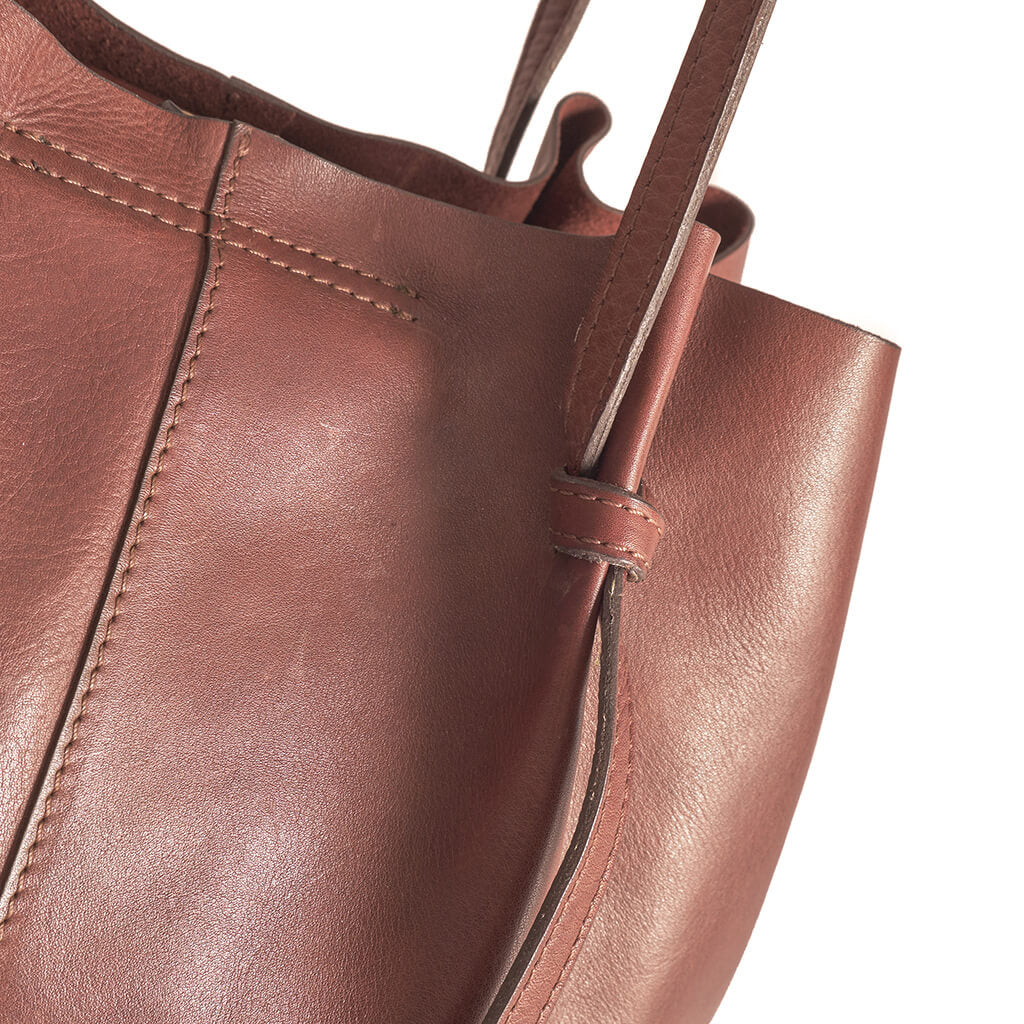 Depeche Brown Leather Shoulder Bag - Image 3