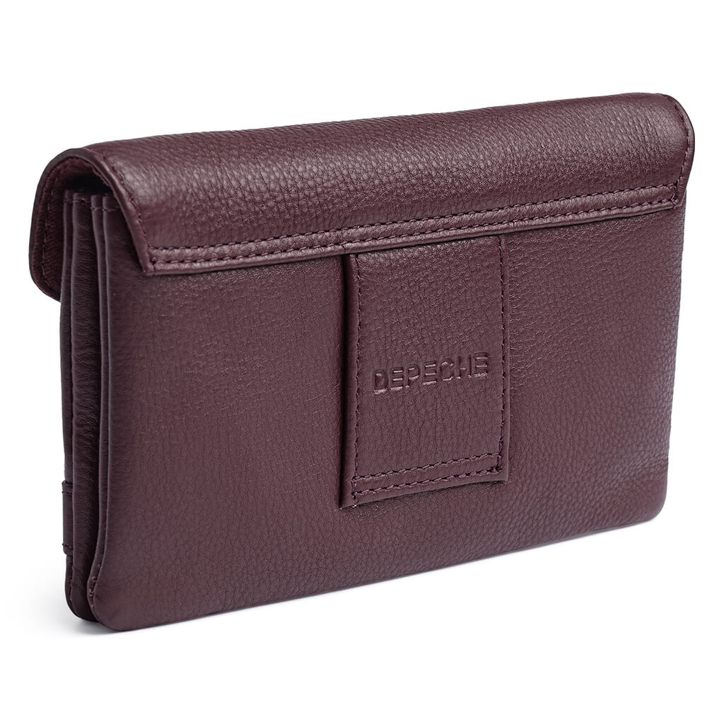 Depeche Burgundy Leather Purse - Image 2