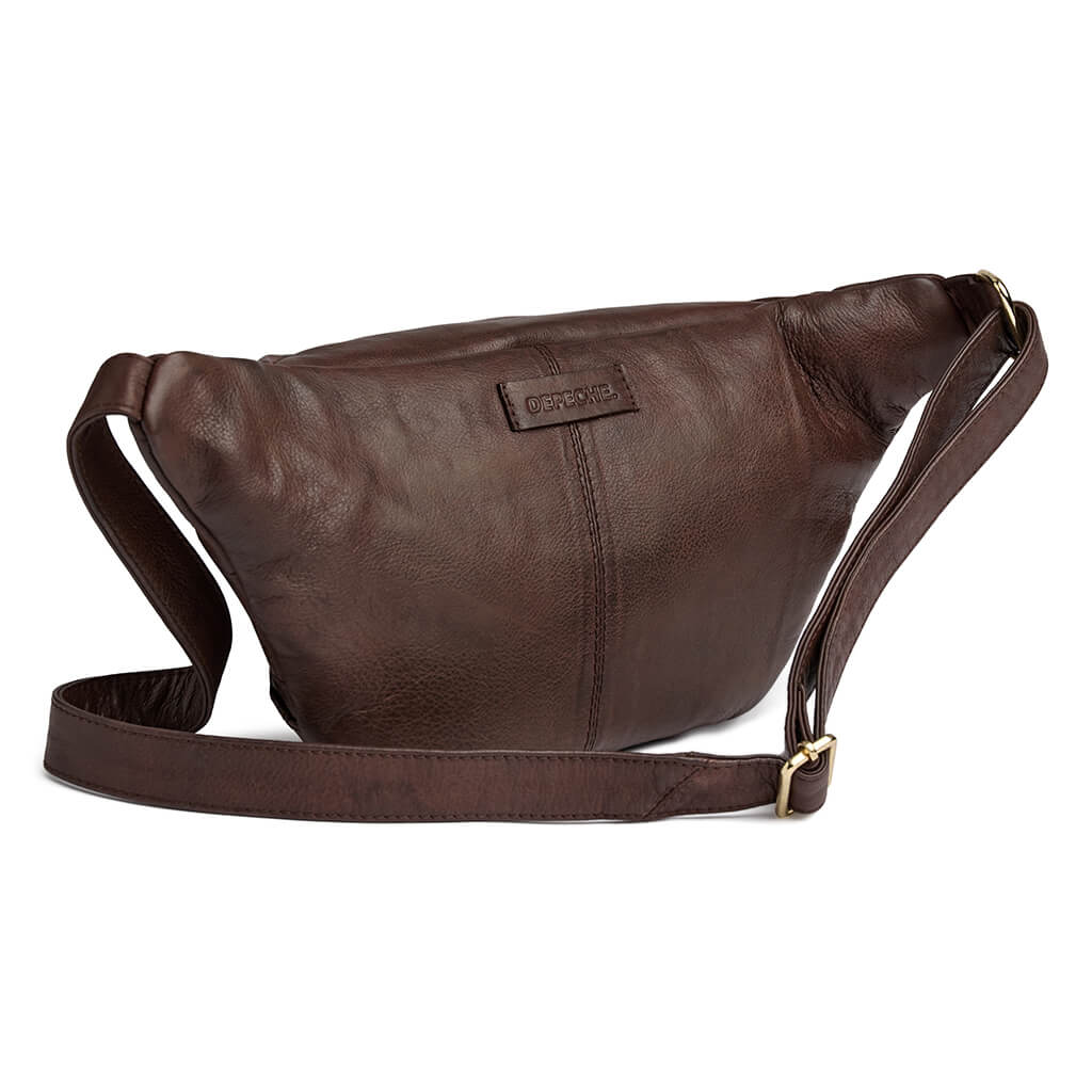 Depeche Coffee Leather Bumbag/Sling Bag - Image 2