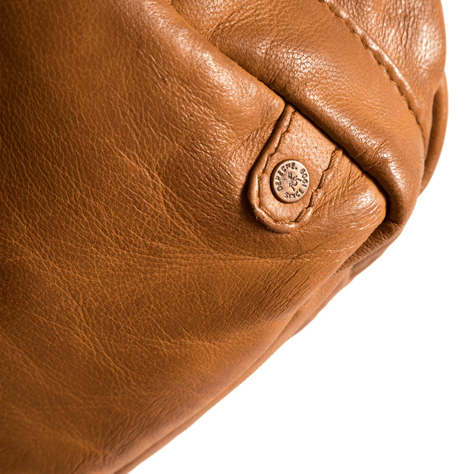 Depeche Cognac Leather Bumbag/Sling Bag - Image 5