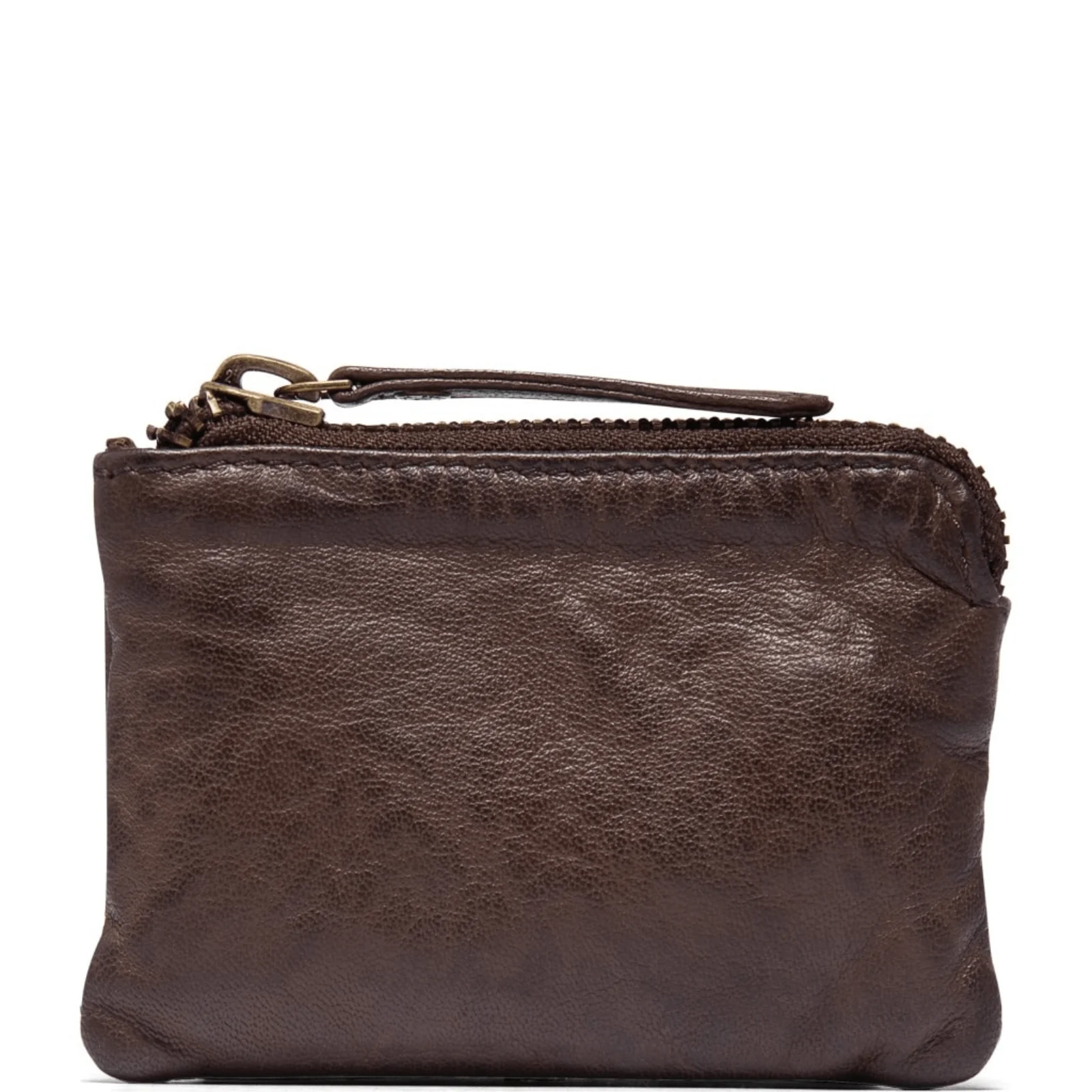 Depeche Dark Brown Leather Coin Purse