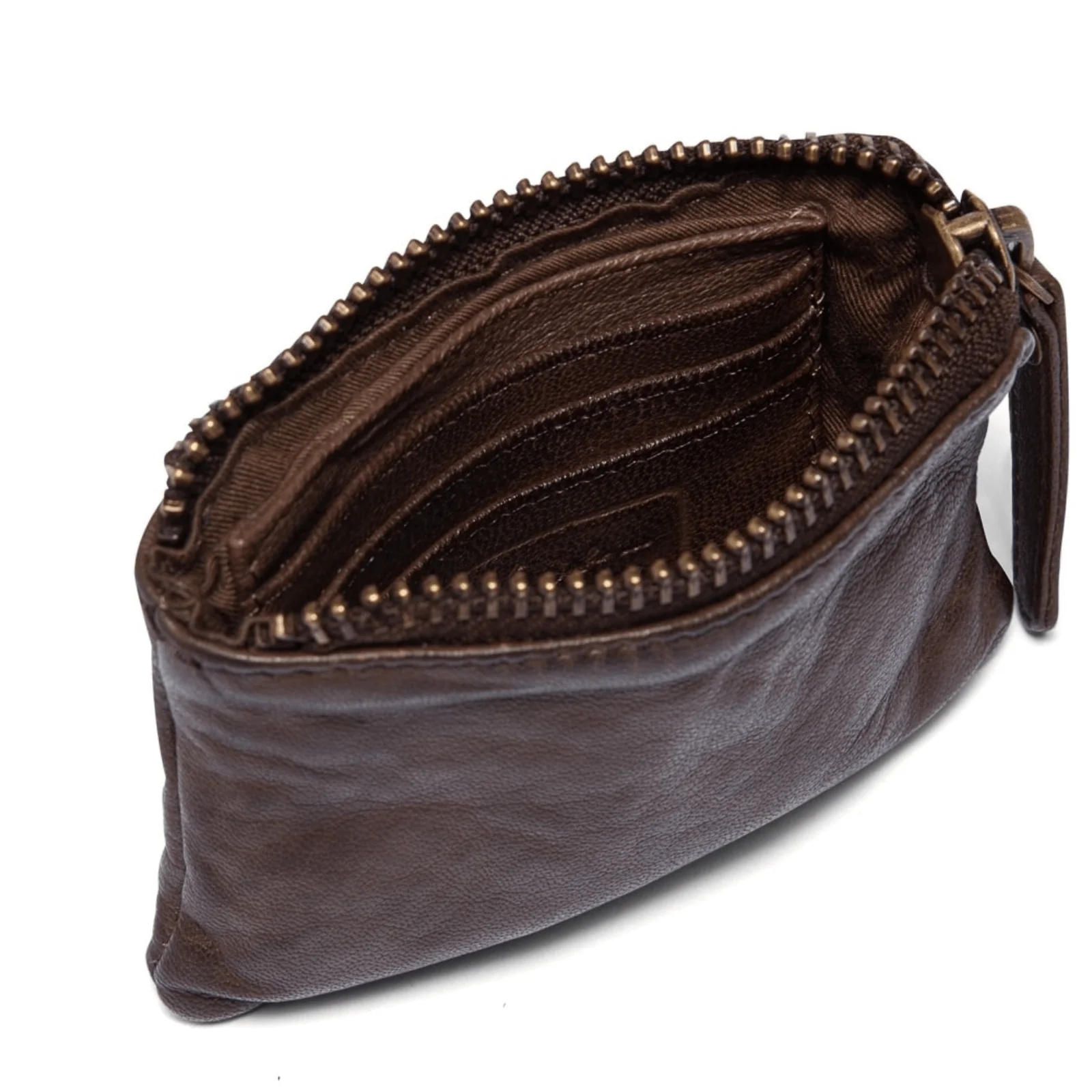 Depeche Dark Brown Leather Coin Purse - Image 3