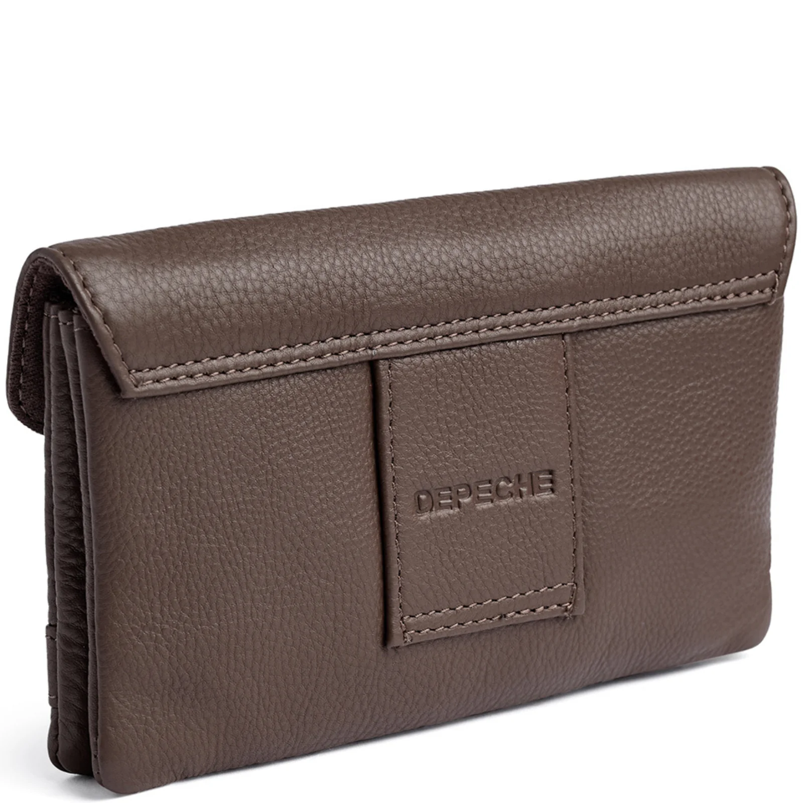 Depeche Dark Taupe Leather Purse - Image 3