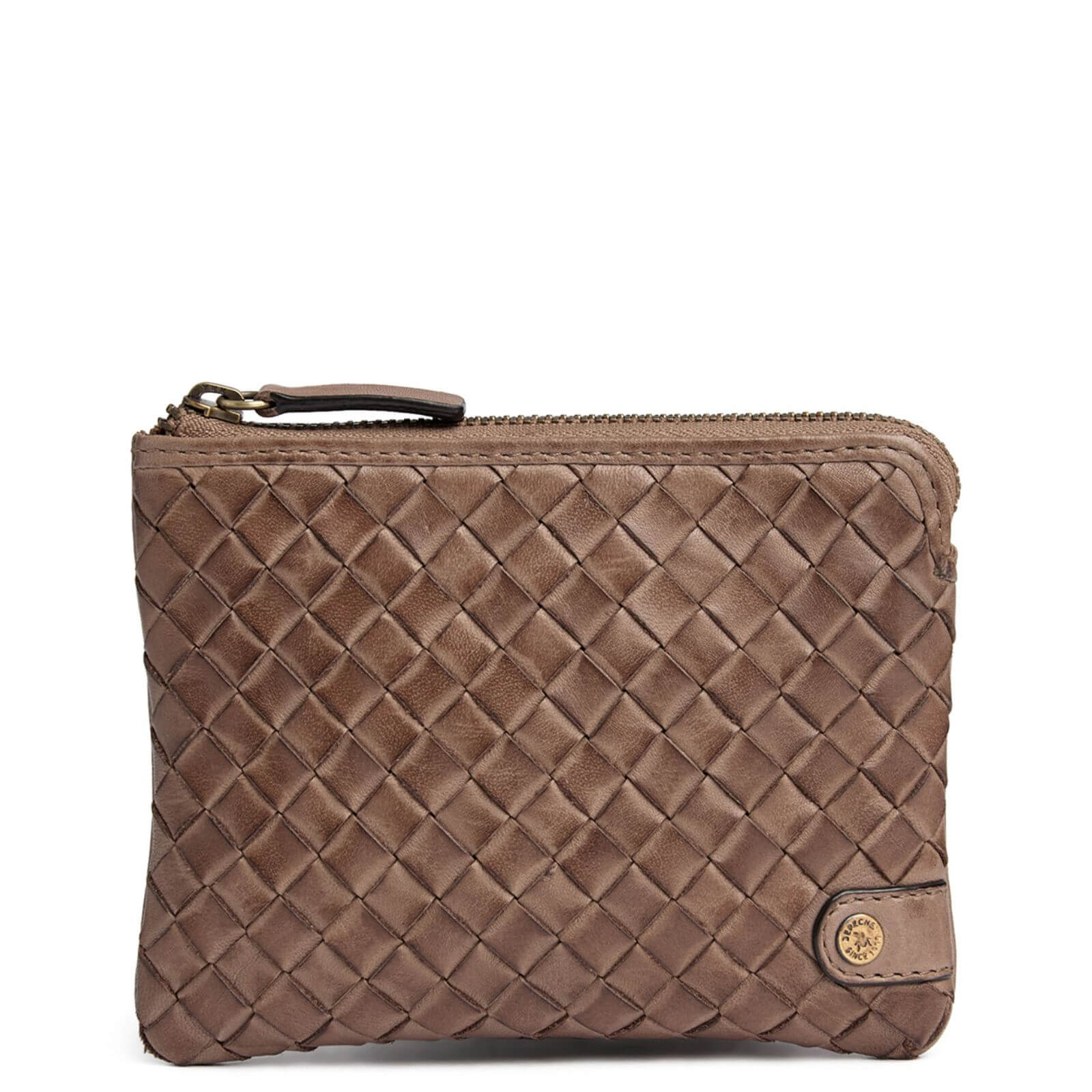 Depeche Dark Taupe Leather Sofya Coin Purse