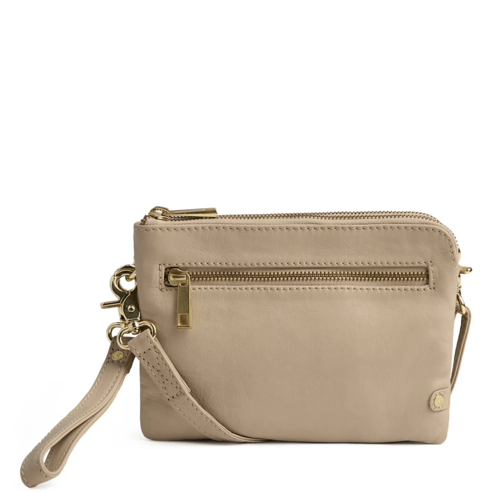 Depeche Sand Leather Small Bag