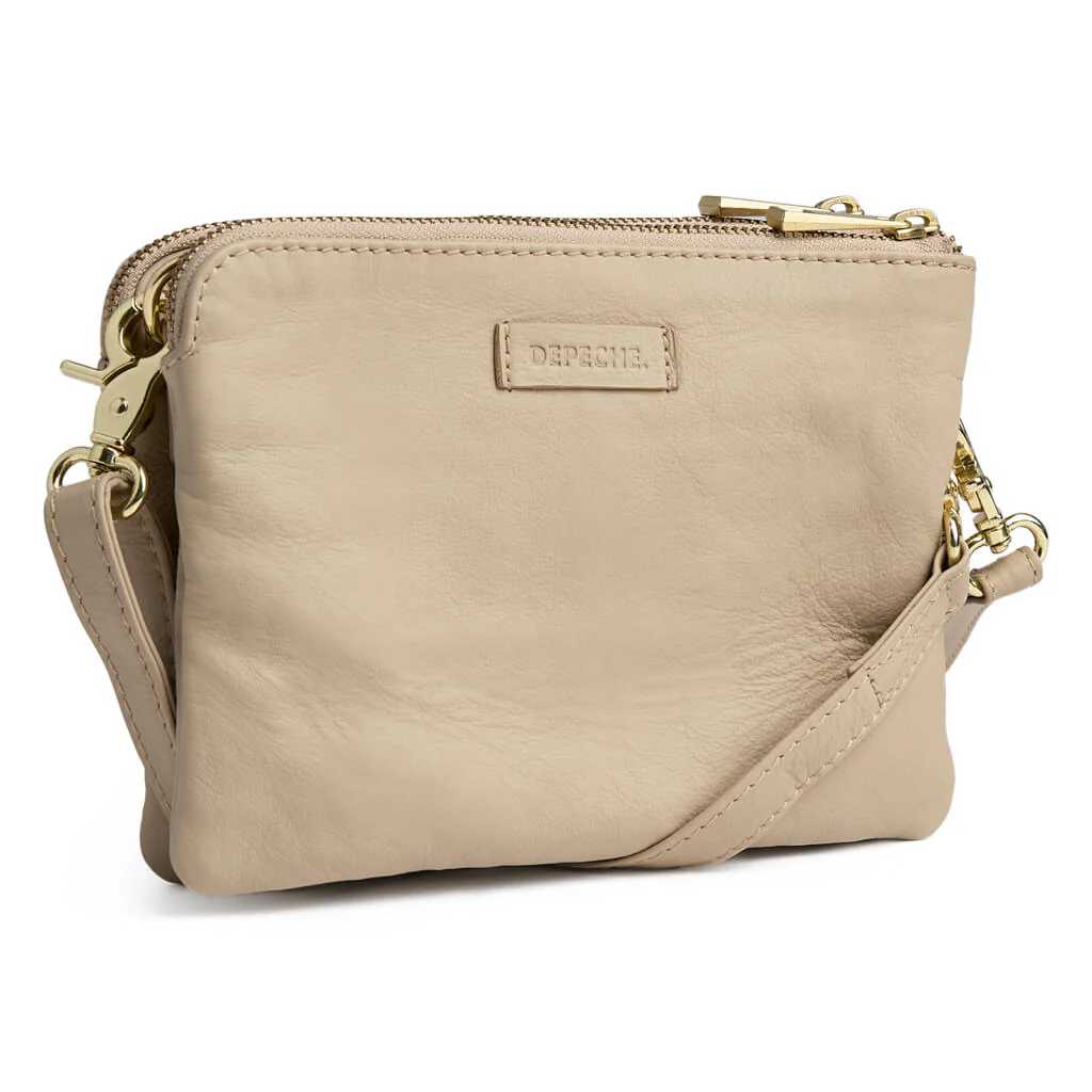 Depeche Sand Leather Small Bag - Image 3
