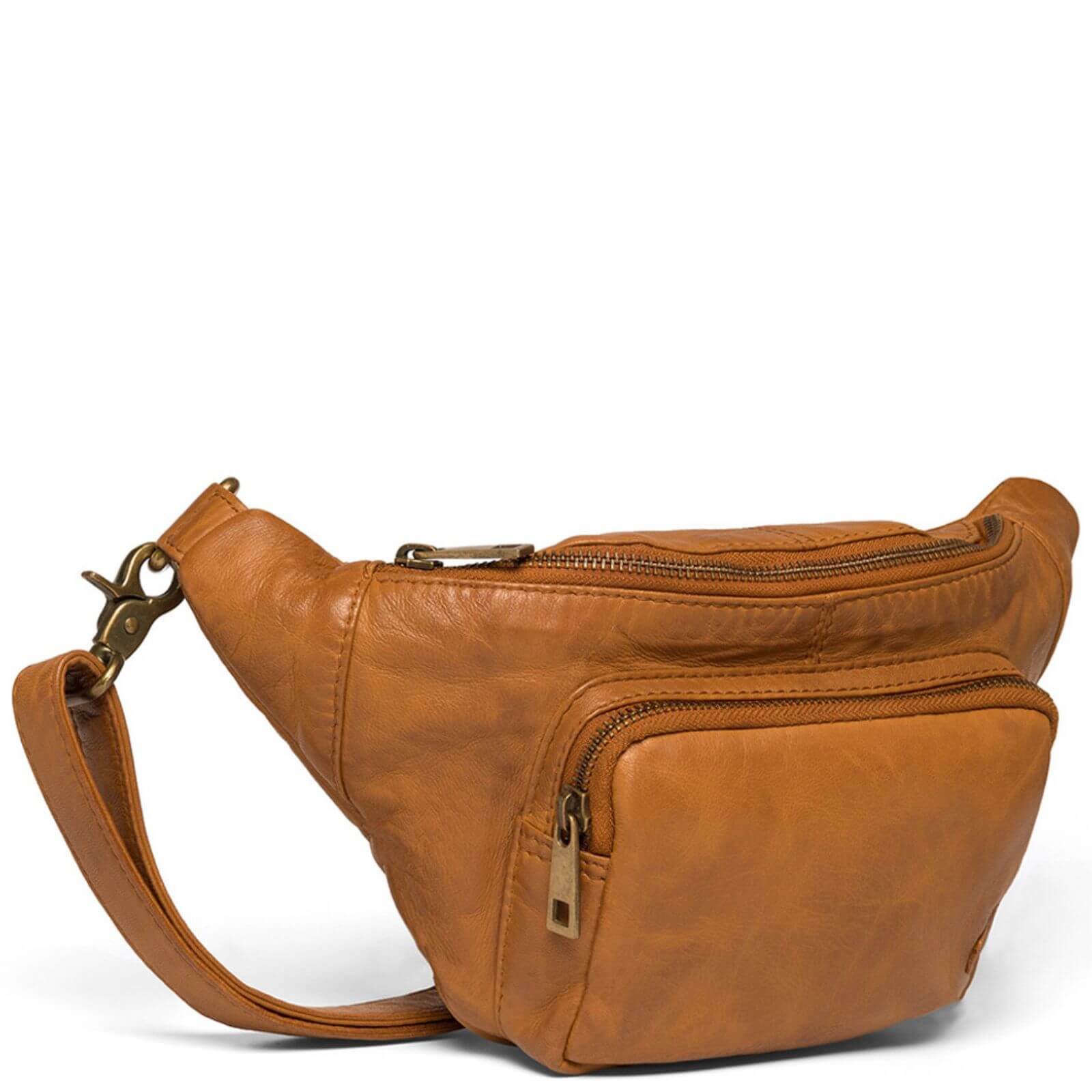Depeche Tan Leather Bumbag/Sling Bag - Image 2