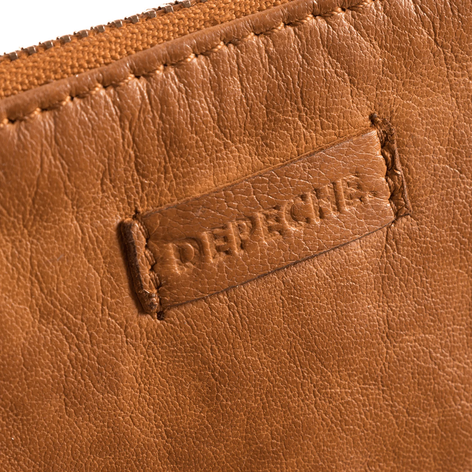 Depeche Tan Leather Coin Purse - Image 3