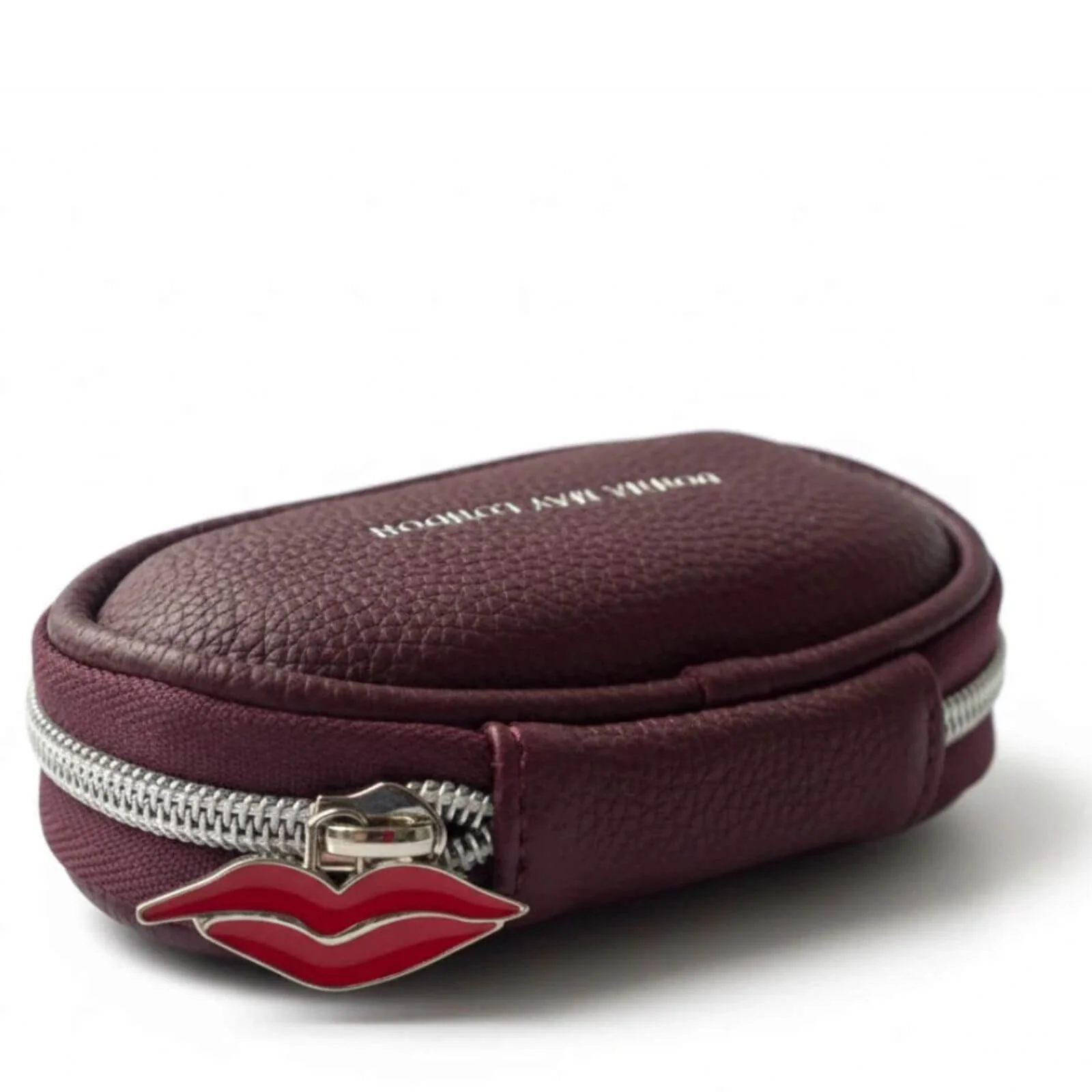 Donna May 8 Piece Travel Makeup Brush Set - Burgundy - Image 2