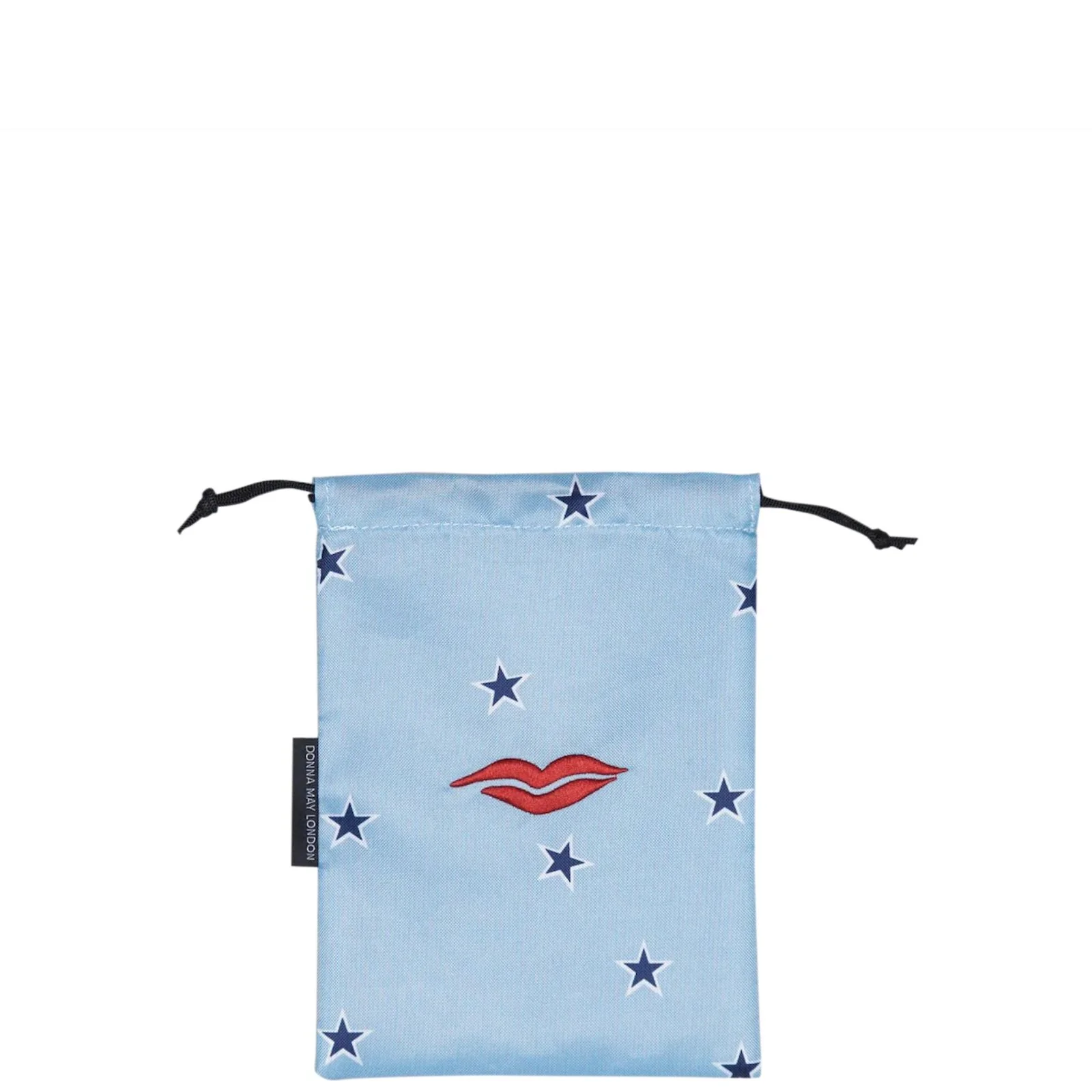 Donna May Drawstring Makeup Bag - Blue Star - Image 2