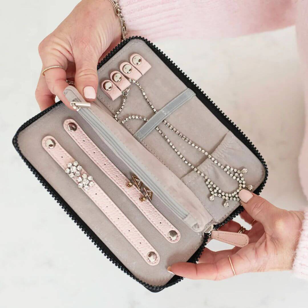 Donna May Jewellery Wallet - Blush Pink - Image 2