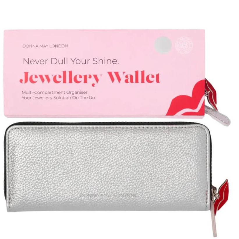 Donna May Jewellery Wallet - Silver