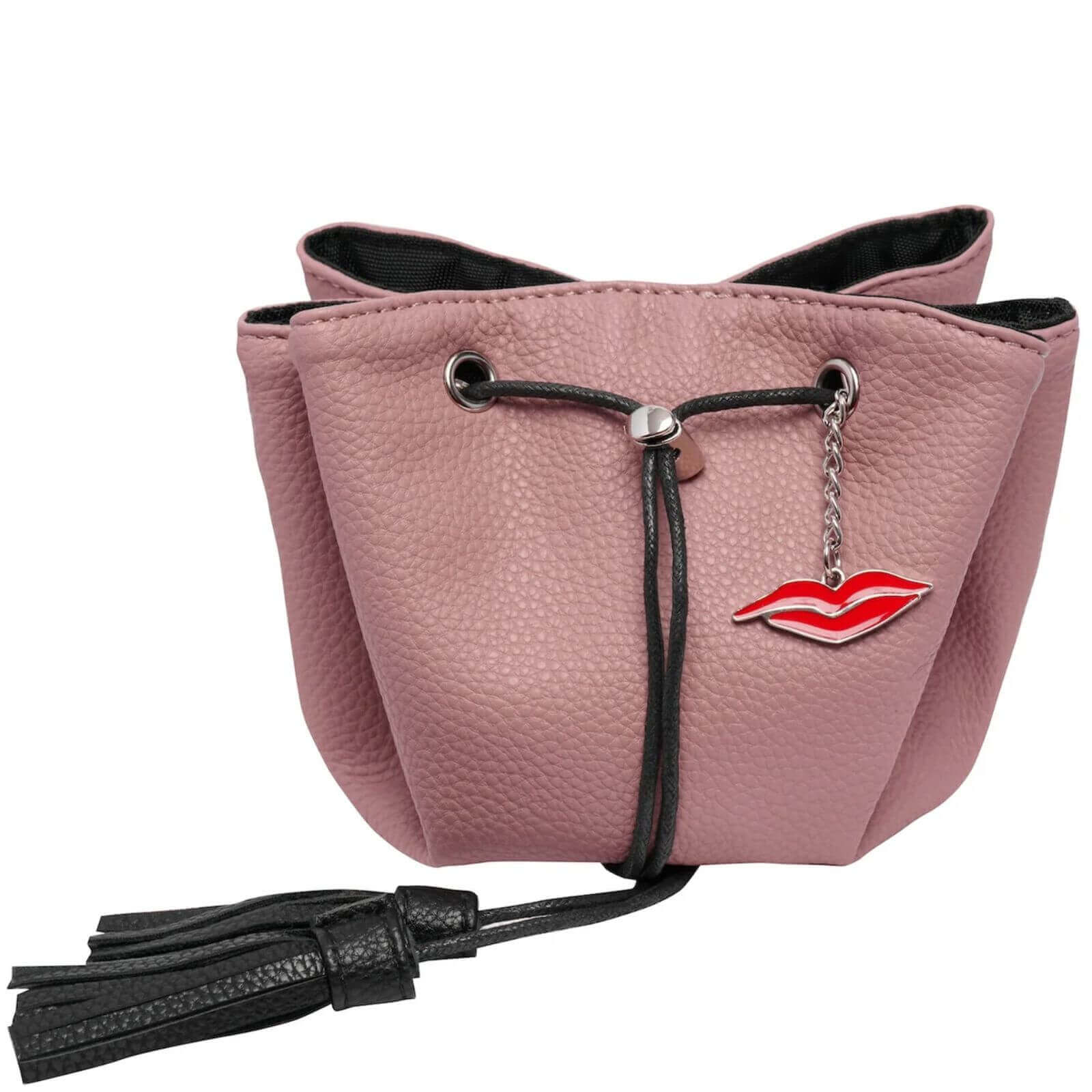 Donna May Mini Vegan Drawstring Bag - Nude - Image 2