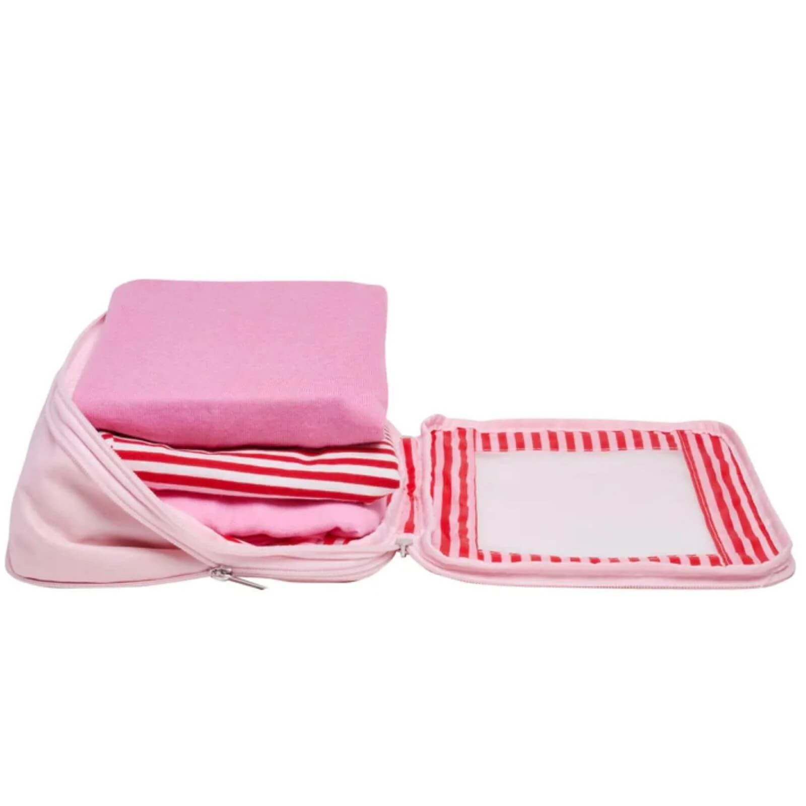 Donna May Packing Cubes - Travel Compression Pouches - Pink - Image 4