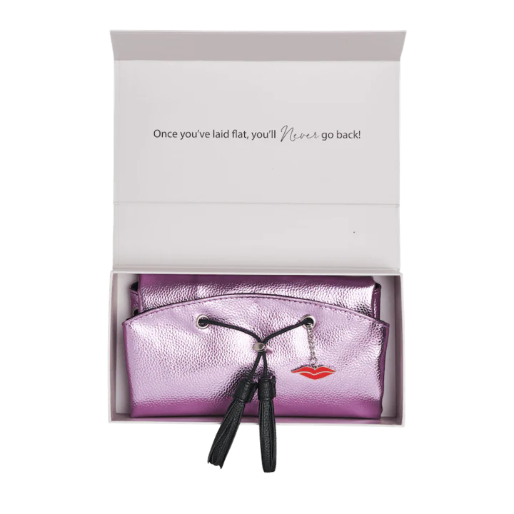 Donna May Vegan Drawstring Bag - Amethyst - Image 3