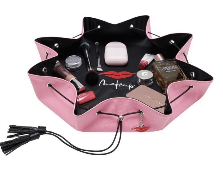 Donna May Vegan Drawstring Bag - Bubblegum Pink - Image 3