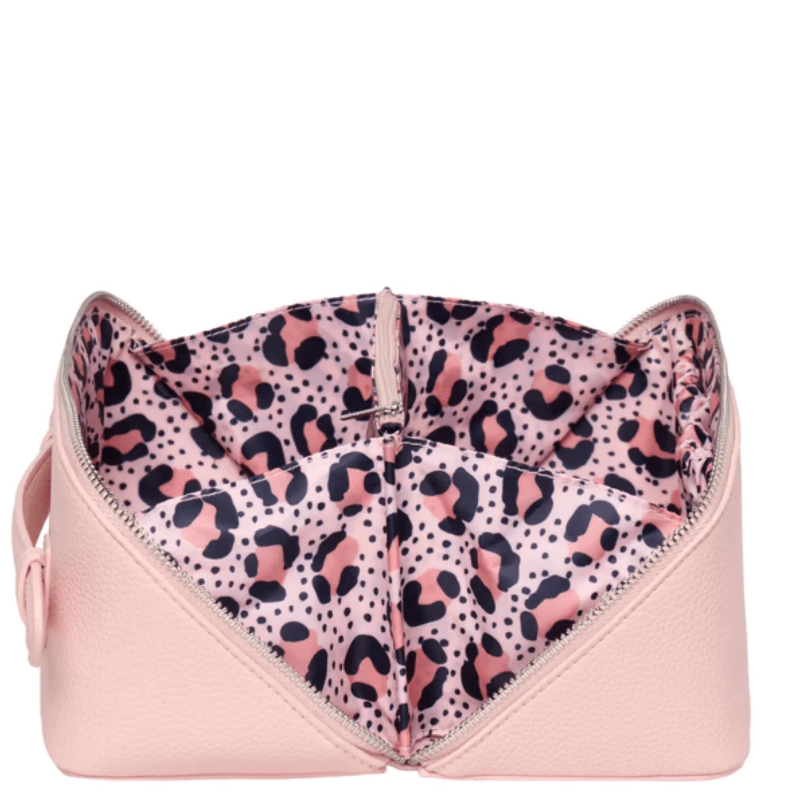 Donna May Zip Make Up Bag - Blush Pink - Image 2