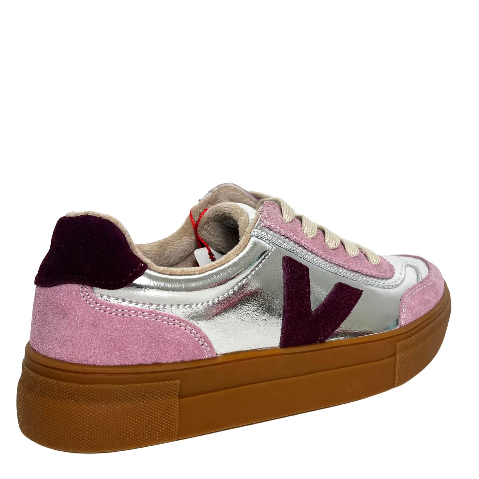 Drilleys Eighty Elevated Sole Sneakers - Chrome - Image 2