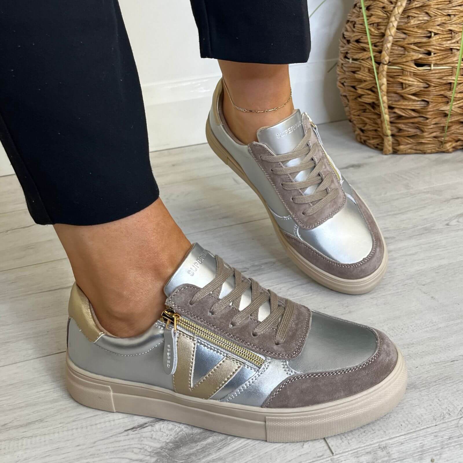 Drilleys Eighty One Sneakers - Silver - Image 2