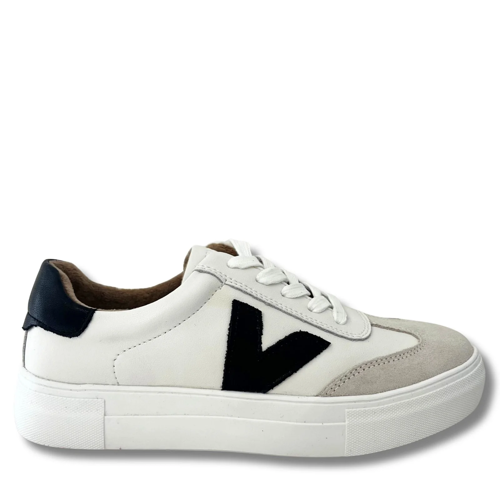 Drilleys Ninety Elevated White Sole Sneakers - White