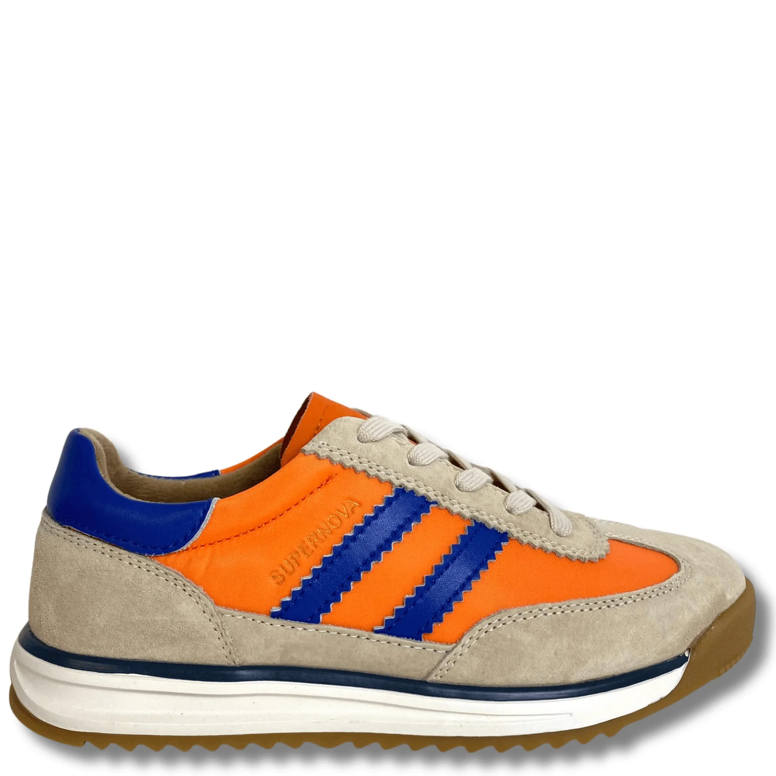 Drilleys Seventy Three Retro Sneakers - Orange Blue