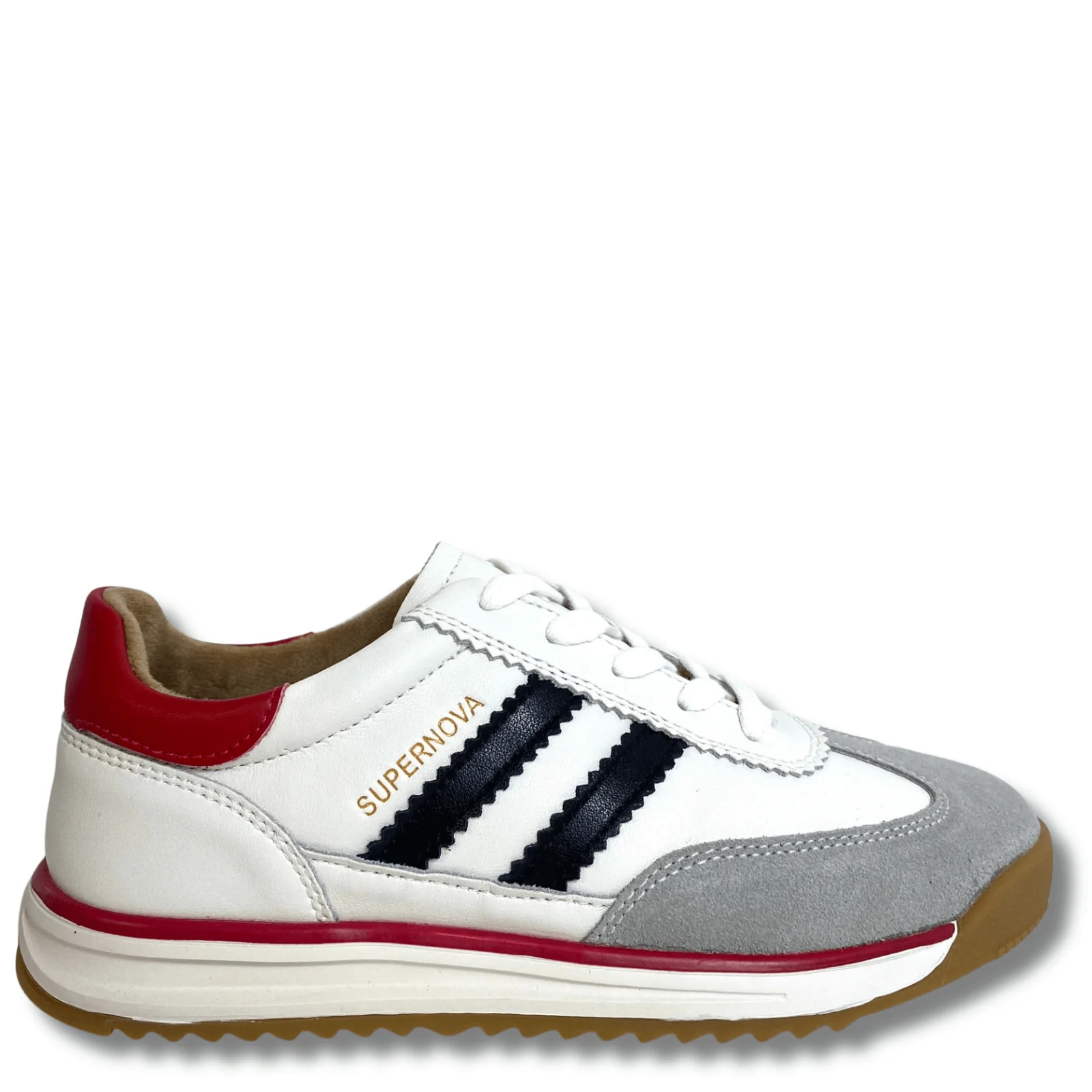 Drilleys Seventy Three Retro Sneakers - White Red