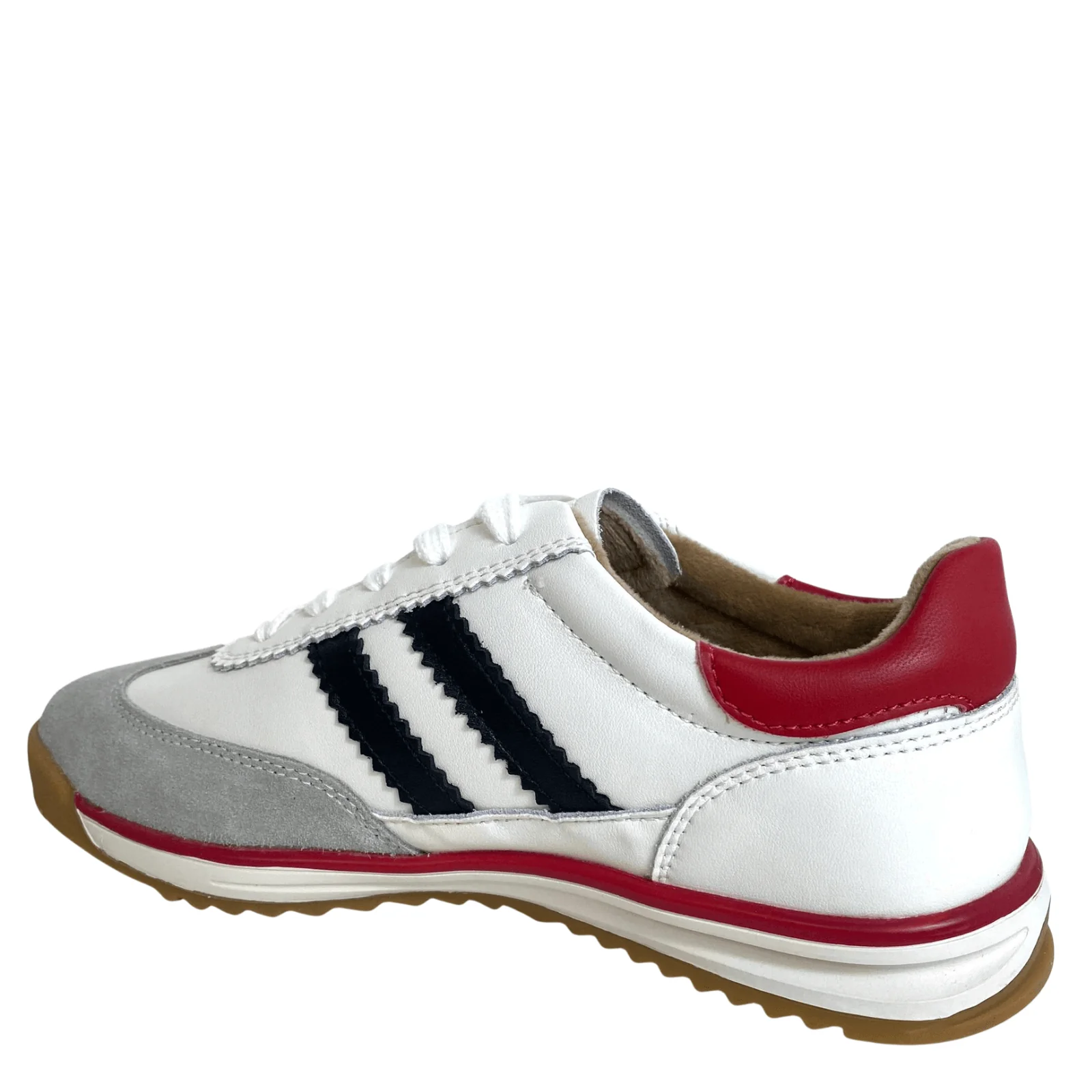 Drilleys Seventy Three Retro Sneakers - White Red - Image 2