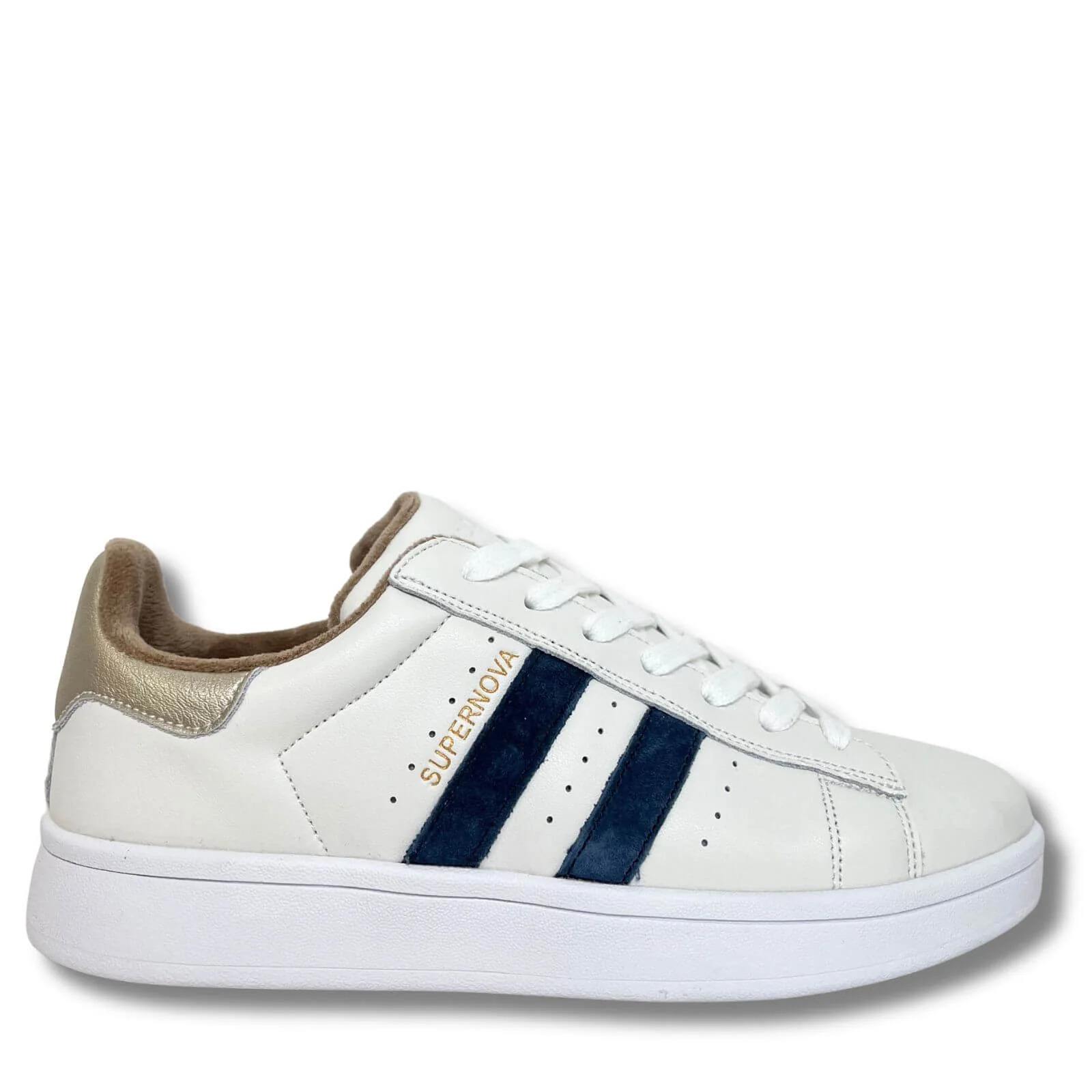 Drilleys Sixty Seven Sneakers - White & Blue