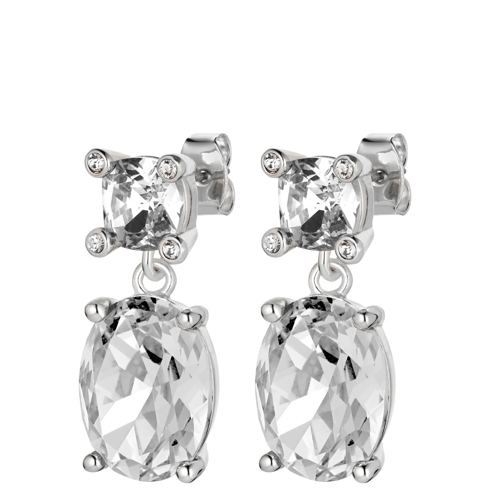 DYRBERG/KERN Antonia Silver Statement Earrings