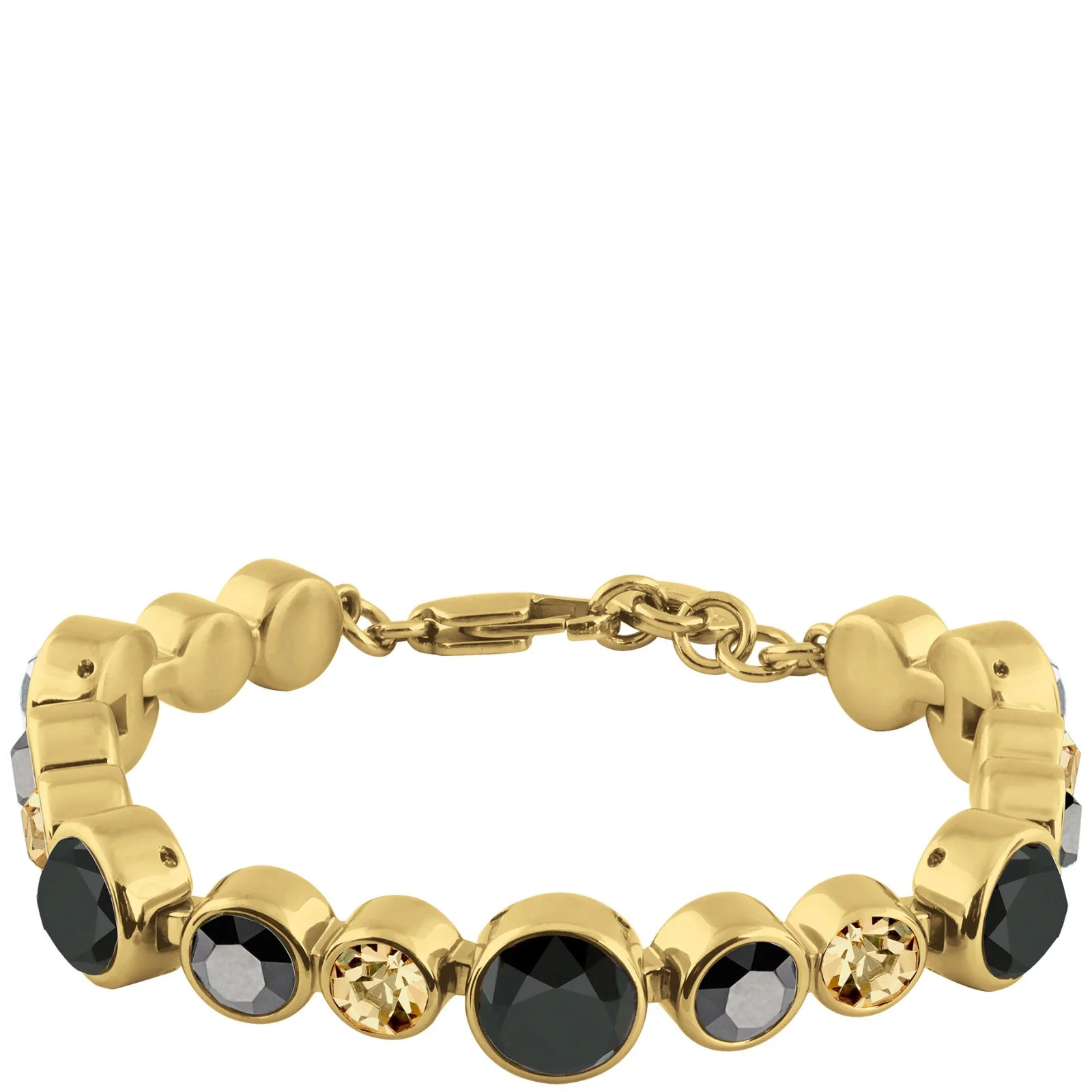 Dyrberg Kern Calice Gold Bracelet - Black/Golden