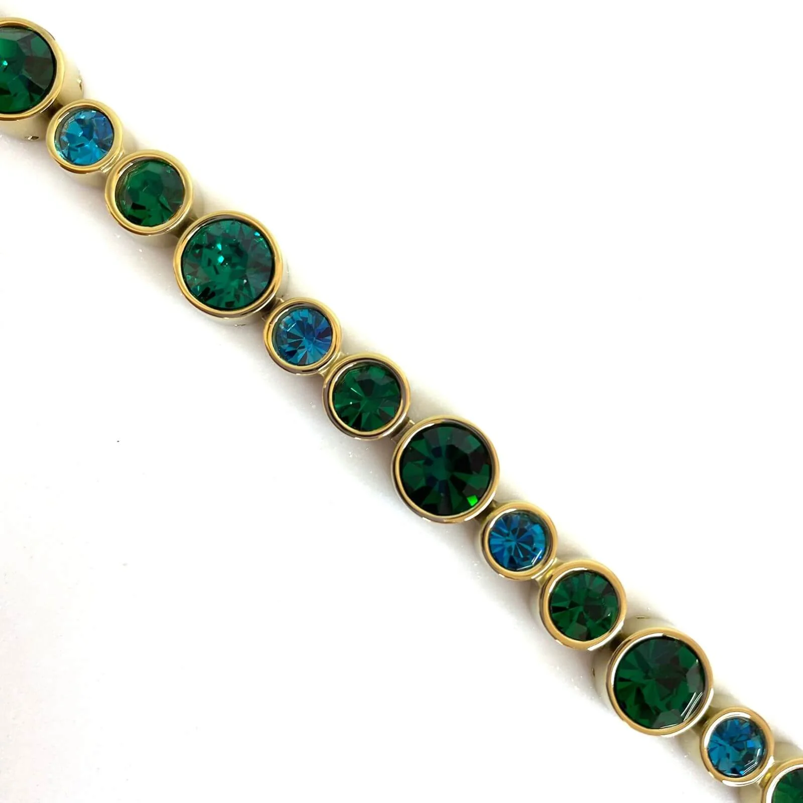 Dyrberg Kern Calice Gold Bracelet - Green - Image 4