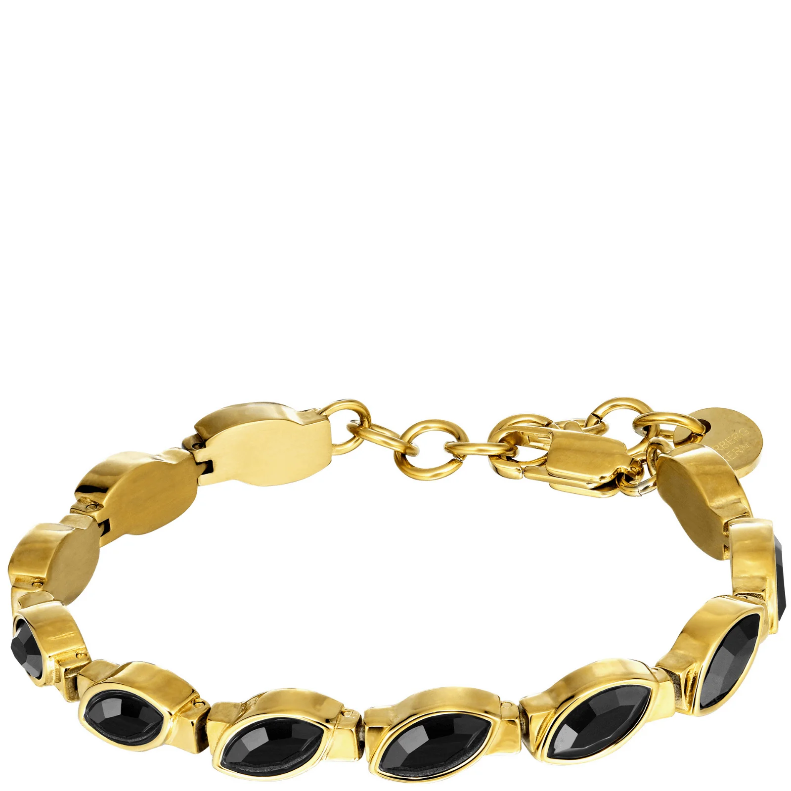 DYRBERG/KERN Celtis Gold Bracelet - Black