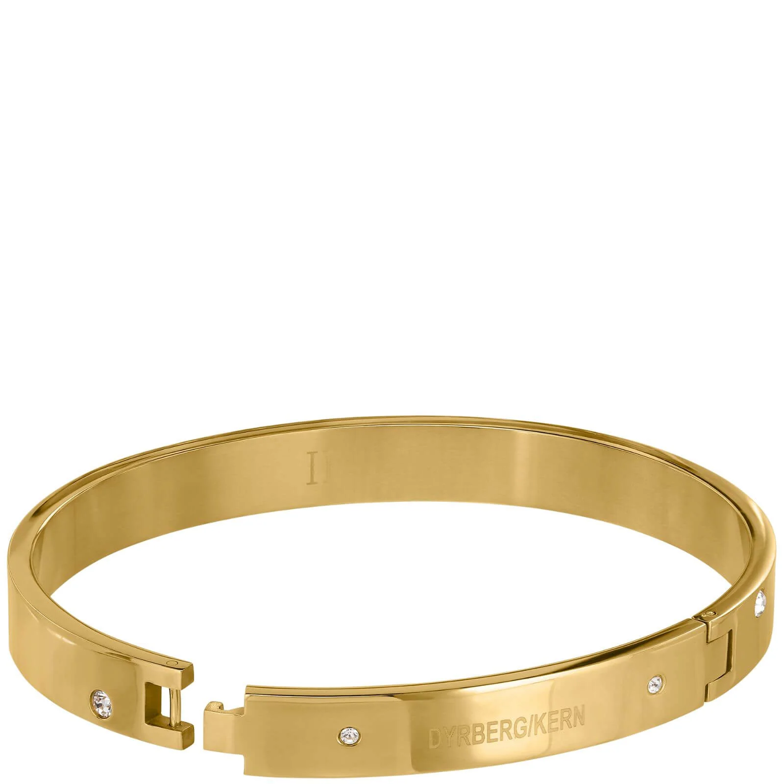 Dyrberg Kern Clare Gold Bangle - Crystal - Image 2