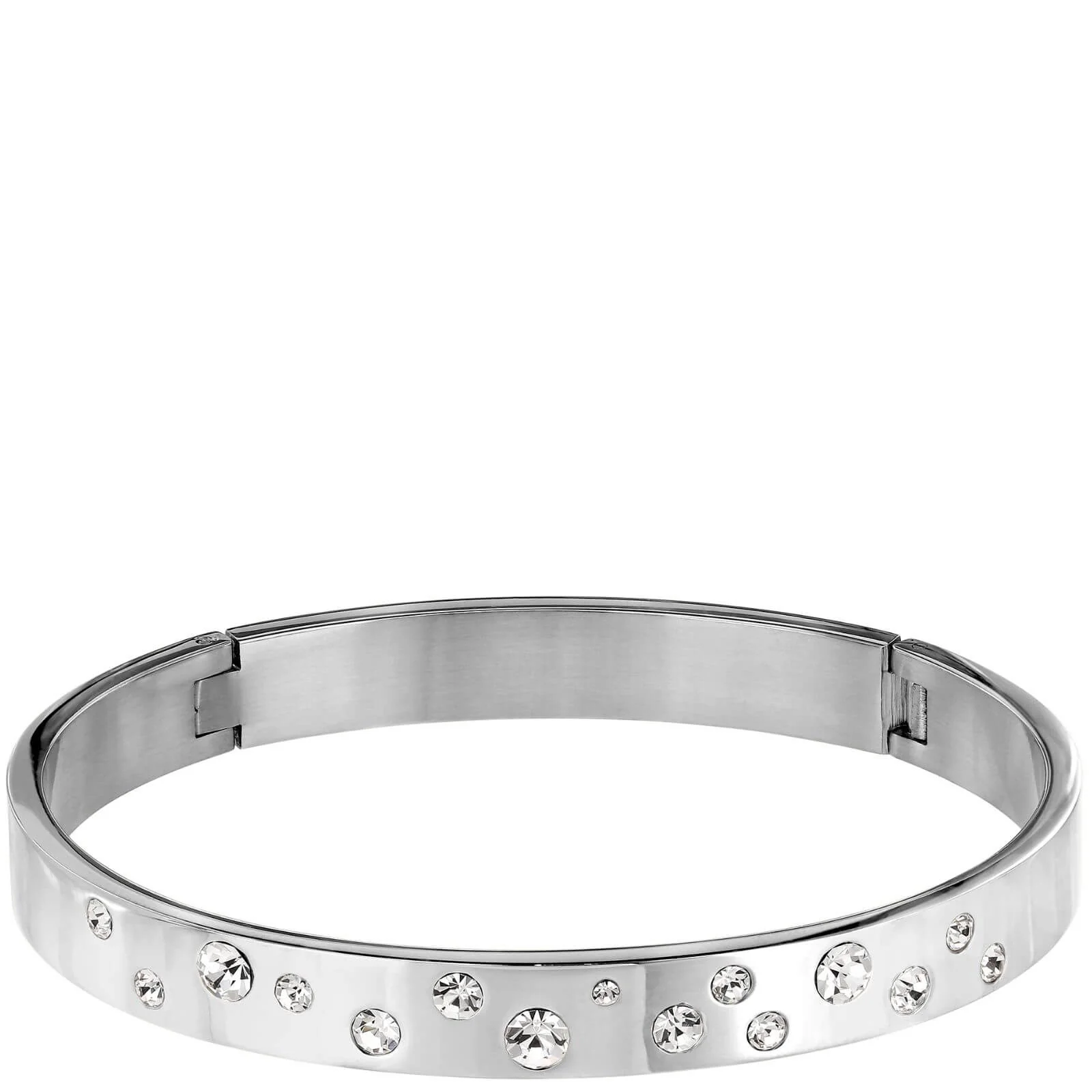 Dyrberg Kern Clare Silver Bangle - Crystal