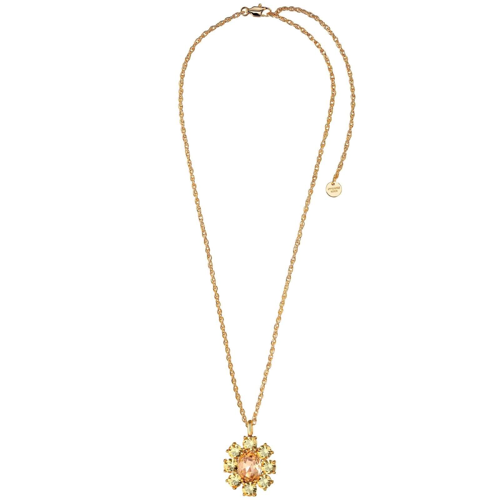 Dyrberg Kern Claudia Gold Necklace - Peach Golden - Image 2