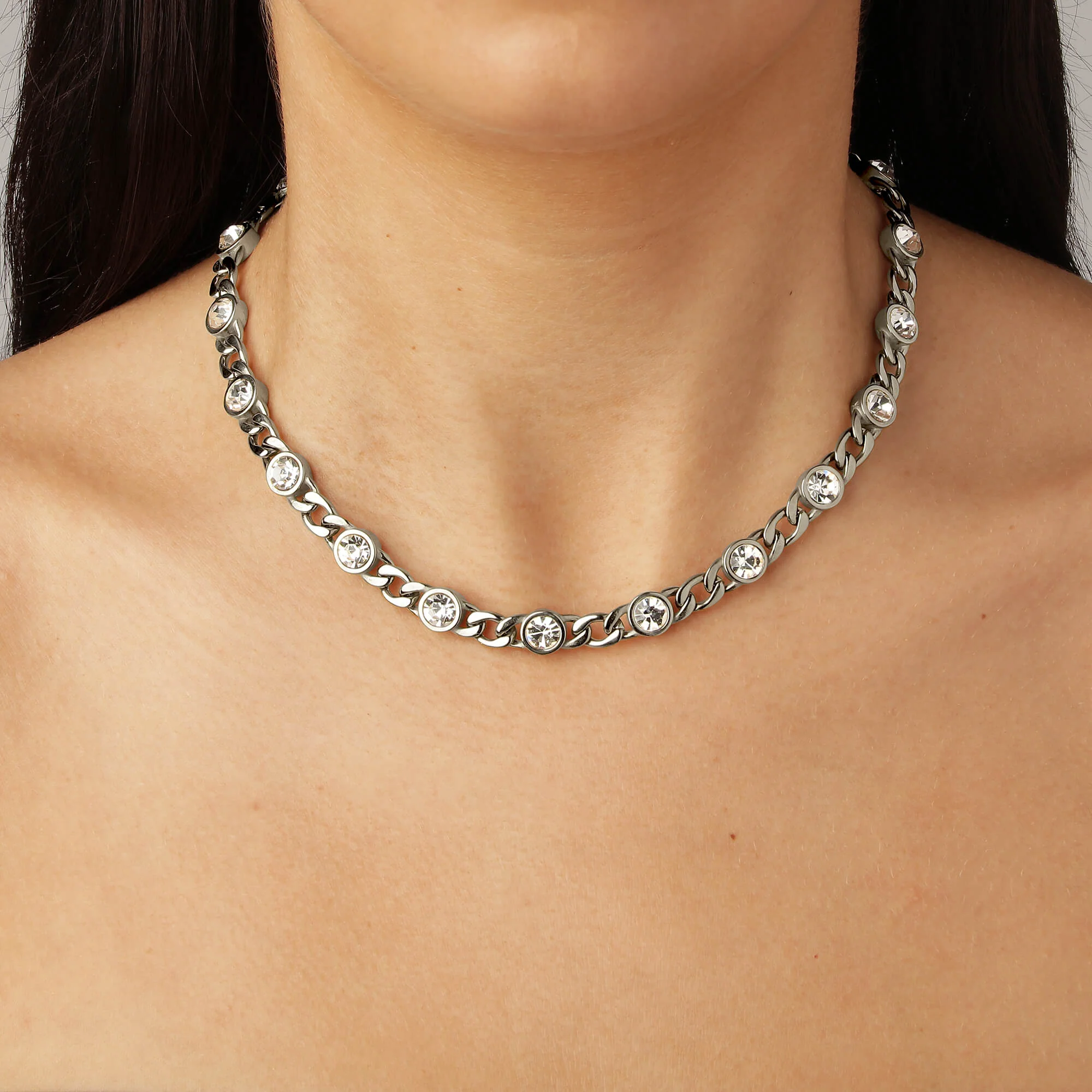 Dyrberg Kern Collana Silver Necklace - Image 3