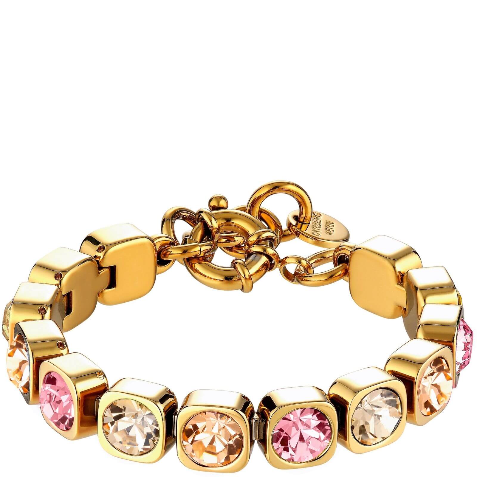 DYRBERG/KERN Conian Gold Bracelet - Peach