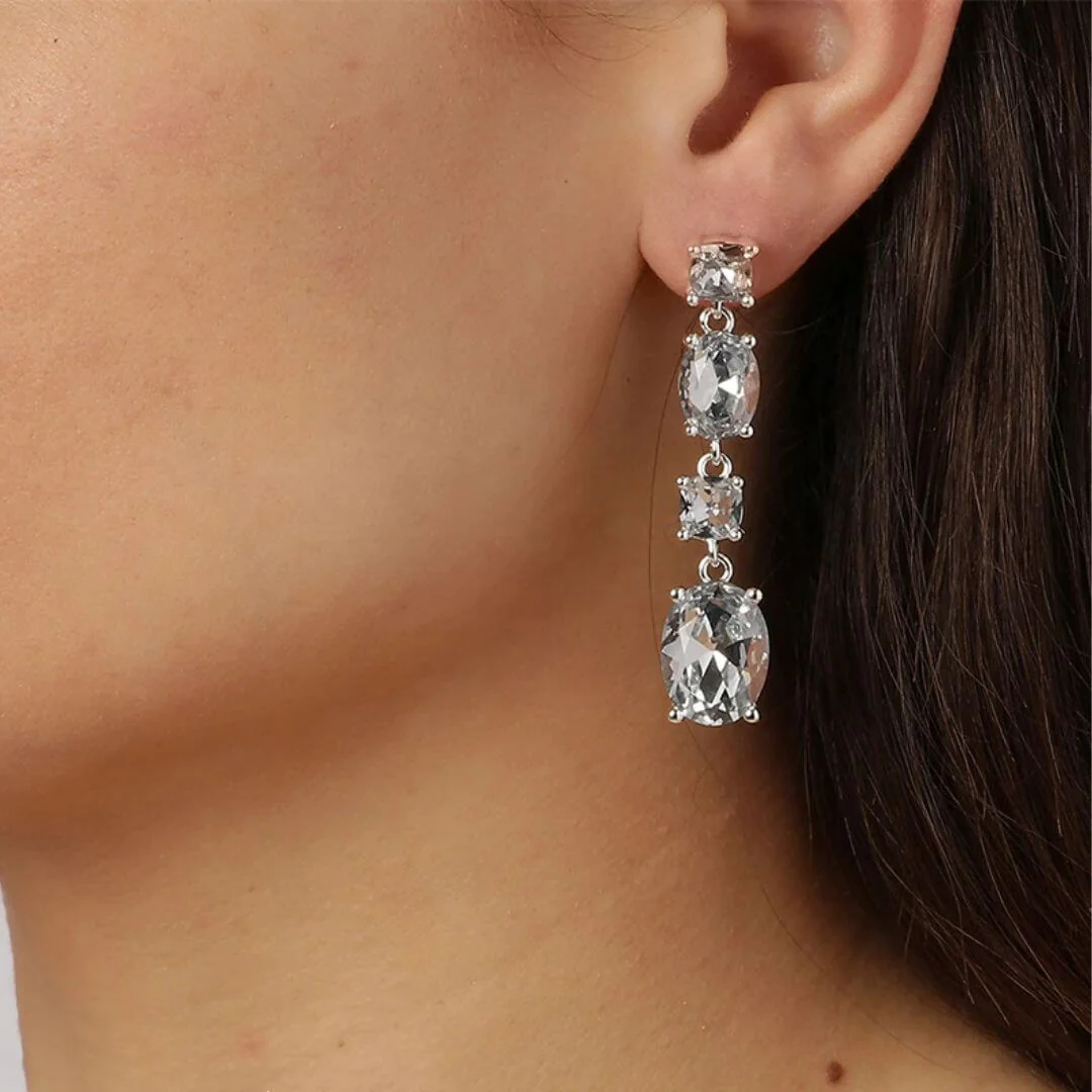 Dyrberg Kern Cornelia Silver Statement Earrings - Image 2