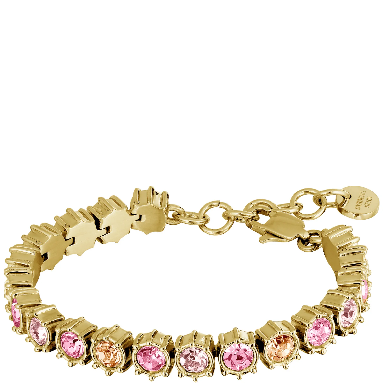 DYRBERG/KERN Courage Gold Bracelet - Light Rose Mix