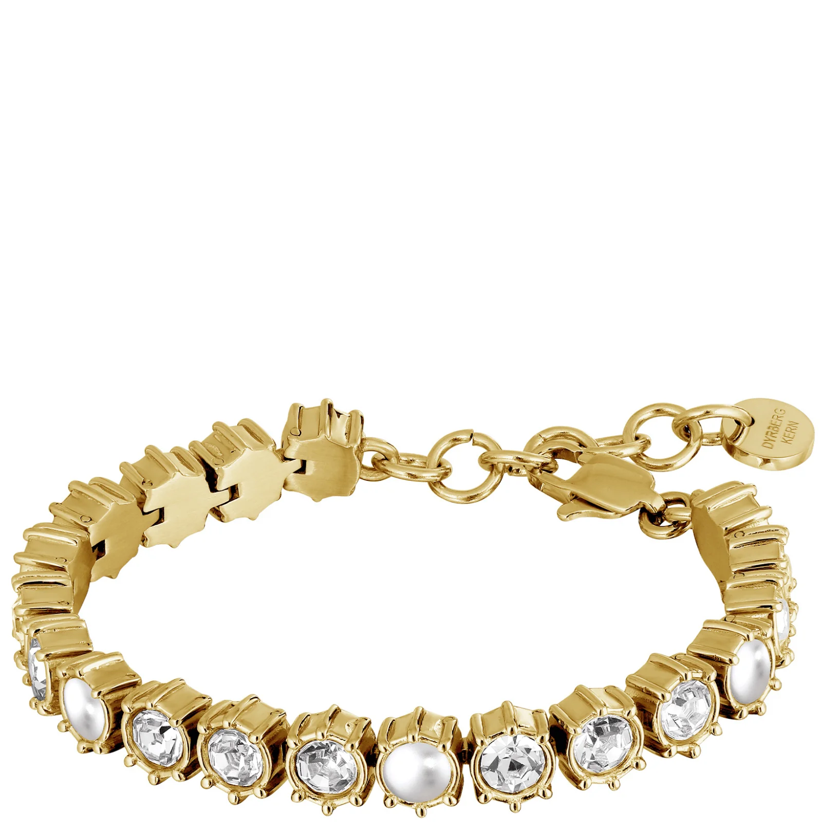 DYRBERG/KERN Courage Gold Bracelet - White Pearl