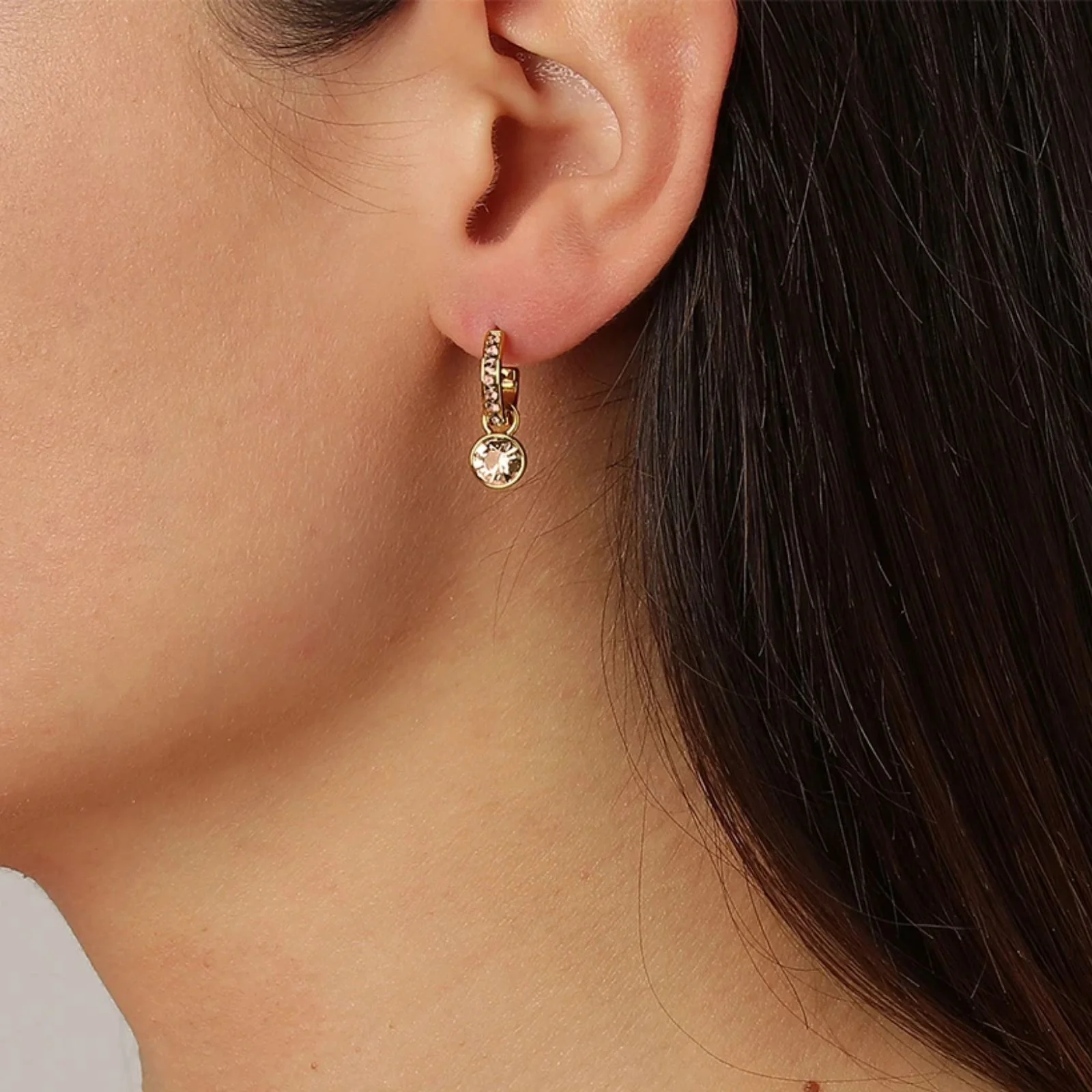 DYRBERG/KERN Dessa Gold Earrings - Golden - Image 2