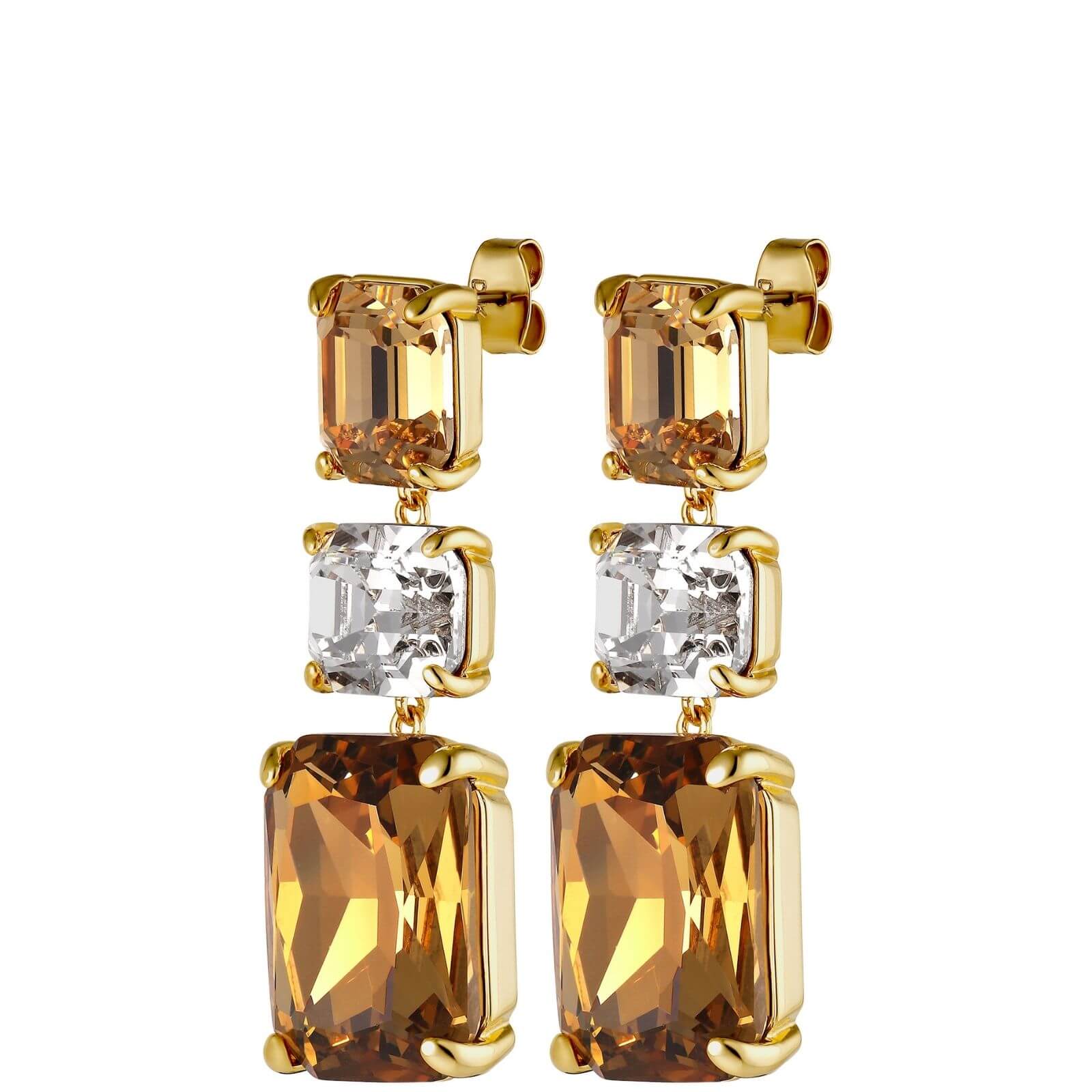 DYRBERG/KERN Esmara Gold Drop Earrings - Golden